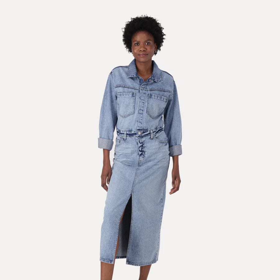 Vestido Levis DENIM MIDI SHIRT DRESS