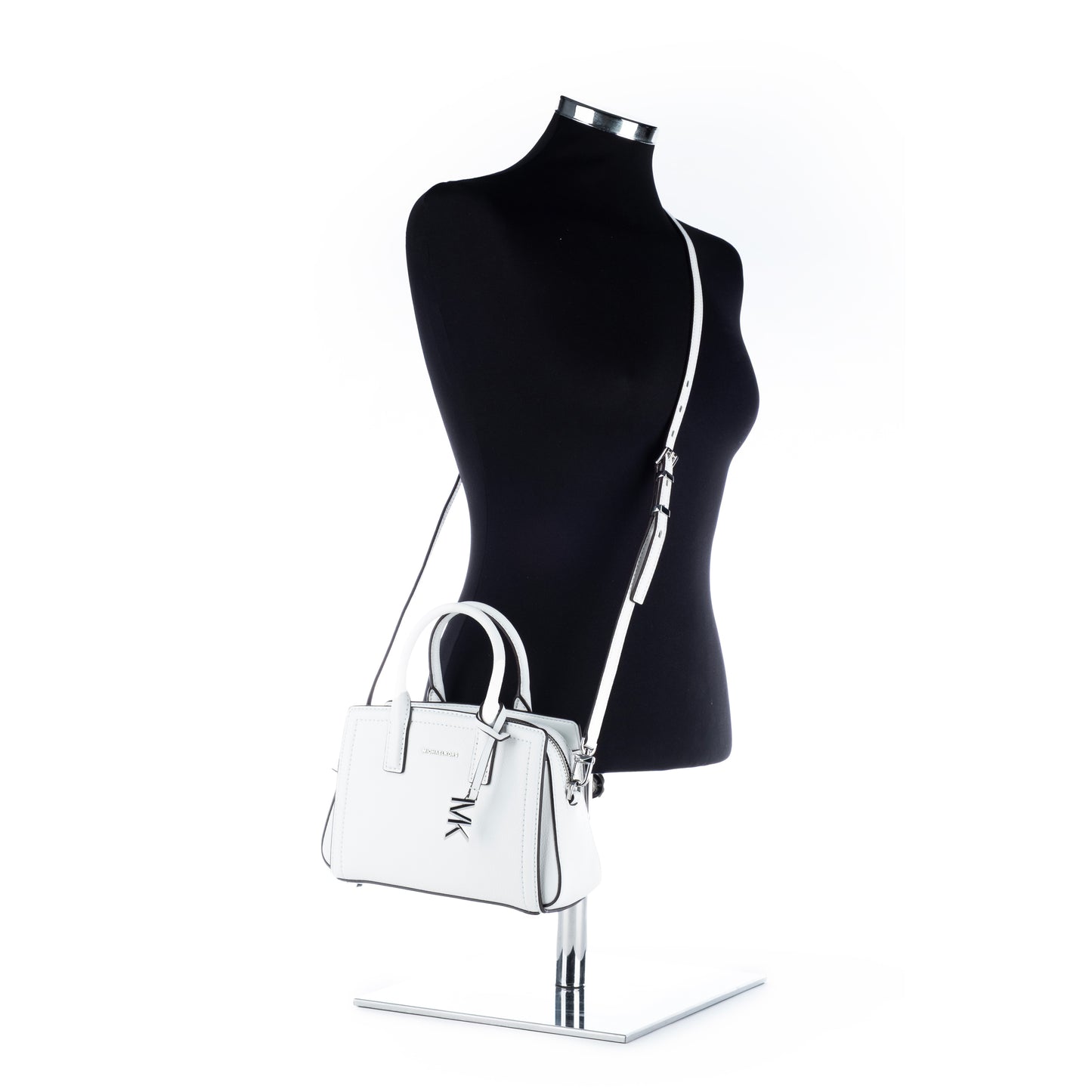 Bolsa Satchel Michael Kors Optic White com Detalhes Elegantes