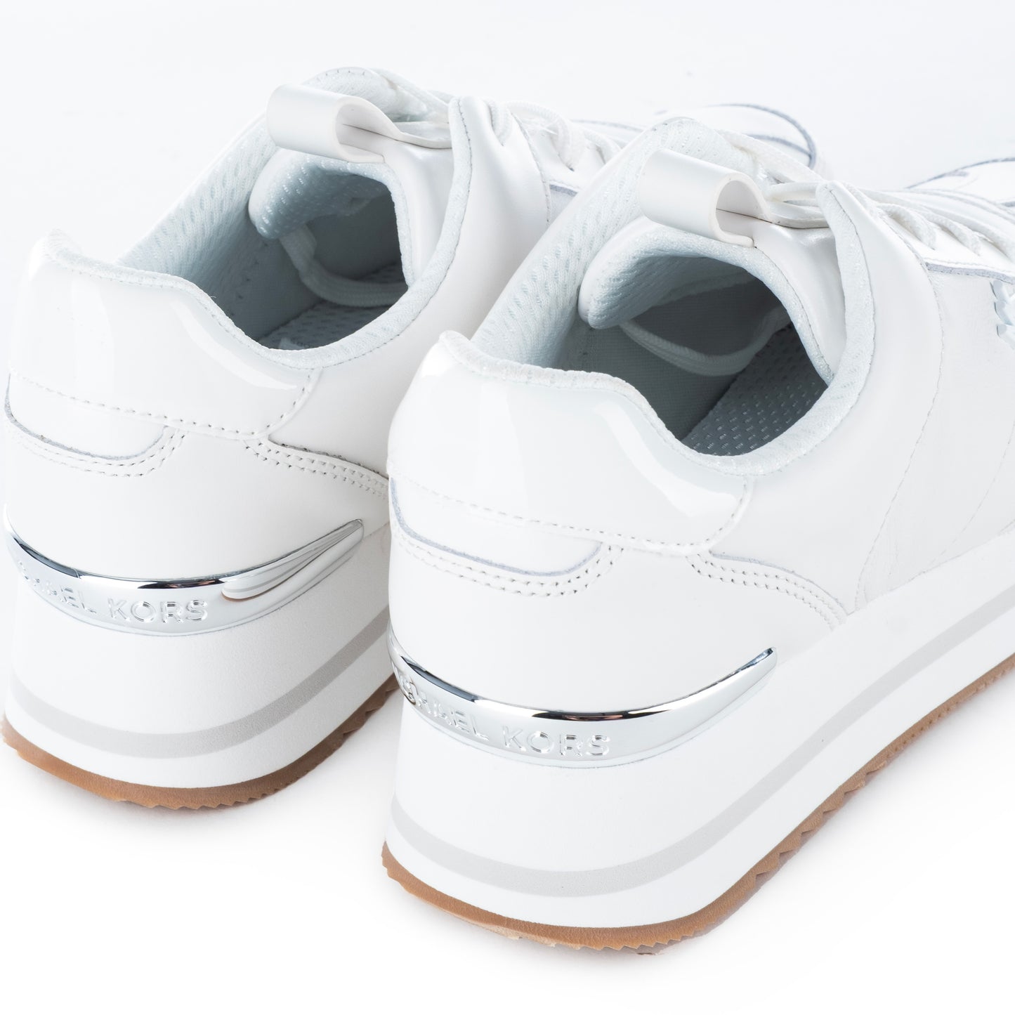 Ténis Mulher Michael Kors Branco Óptico Detalhes Modernos