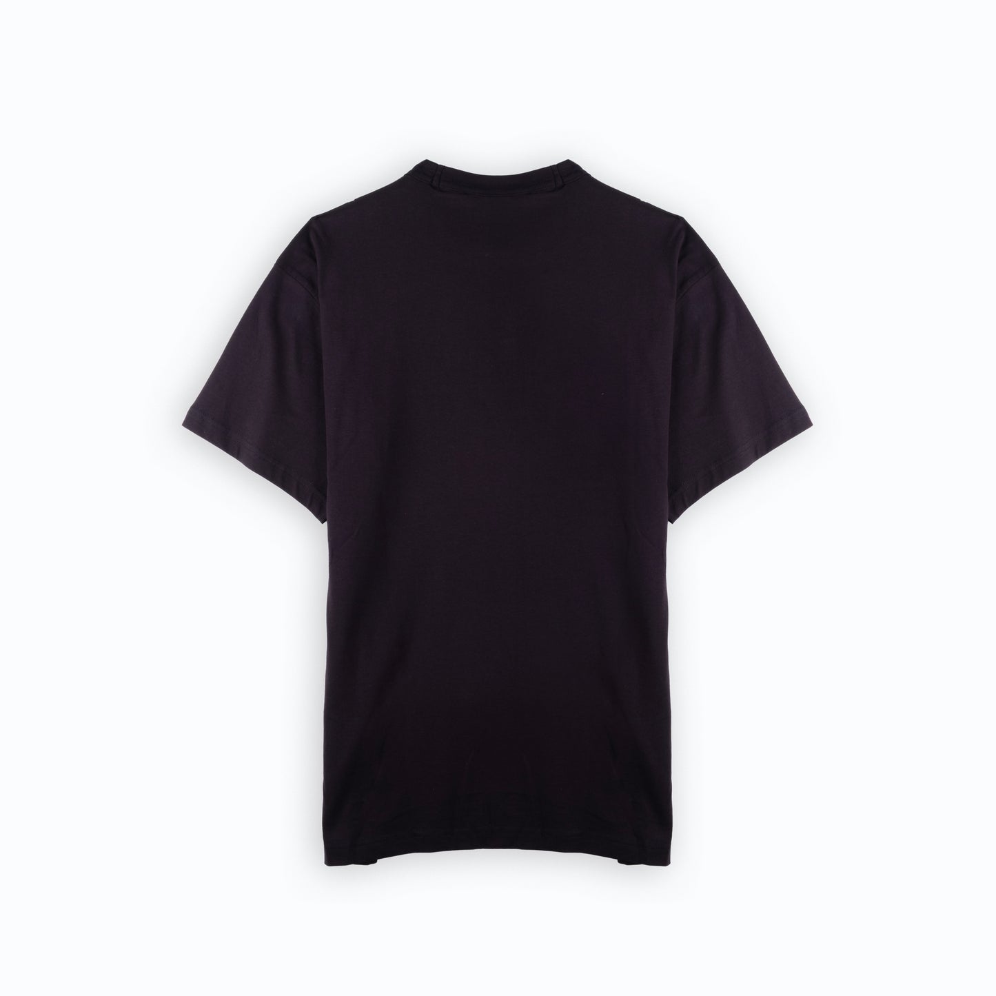 T-Shirt Homem Versace Jeans Couture Preta com Detalhe Bordado