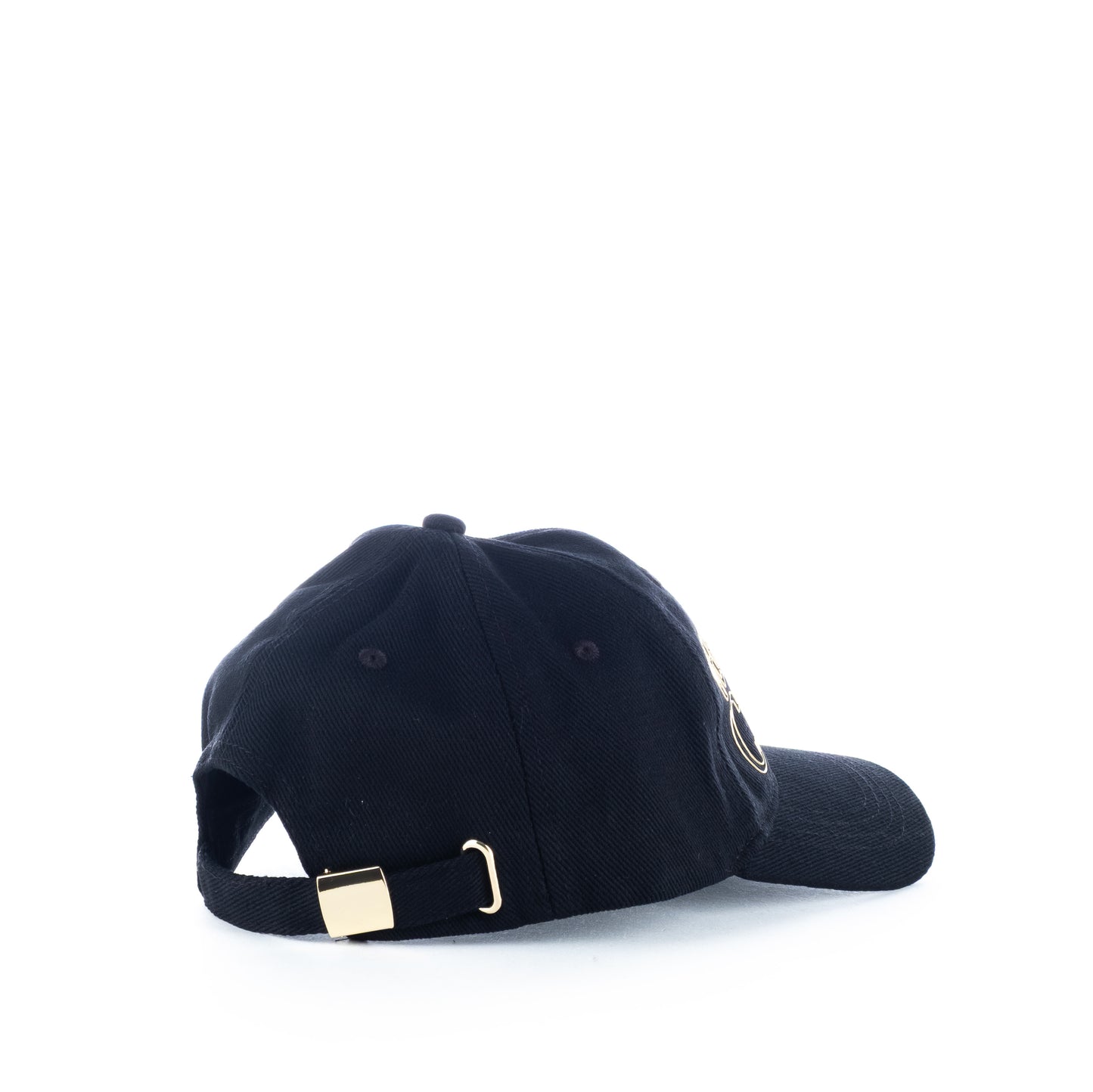 Boné Unissexoo Versace Jeans Couture Preto com Logo Dourado