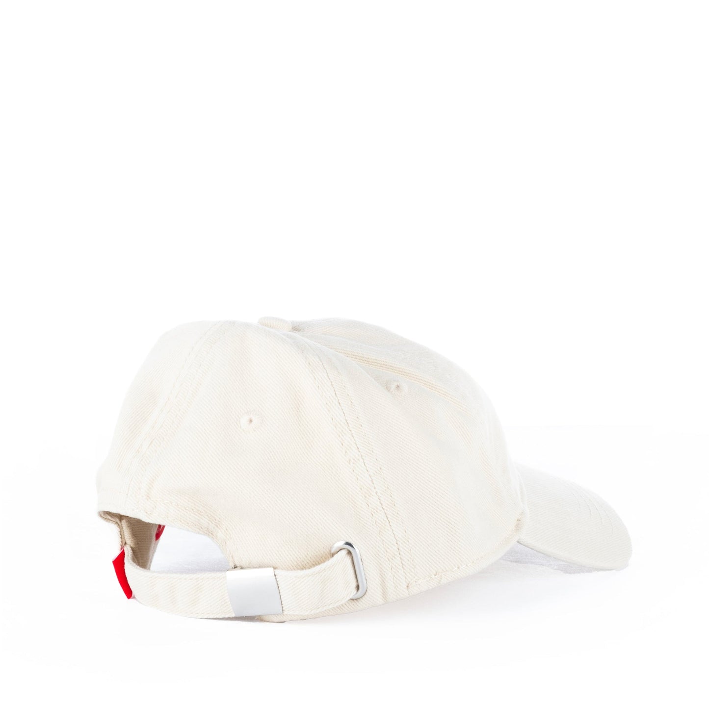 Boné Diesel Branco com Logótipo Bordado em Vermelho