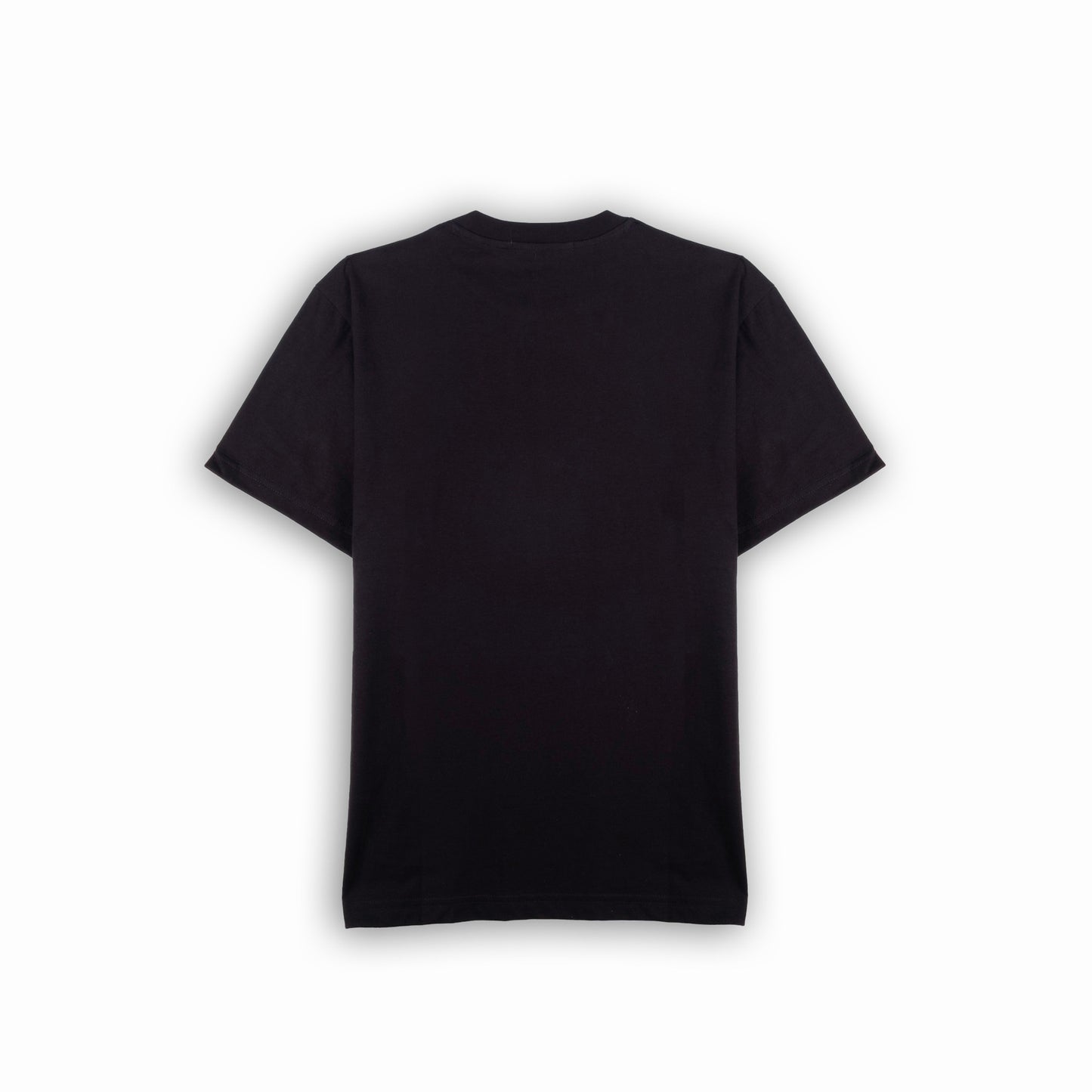 T-Shirt Homem Diesel Preta Minimalista com Logo Discreto no Peito