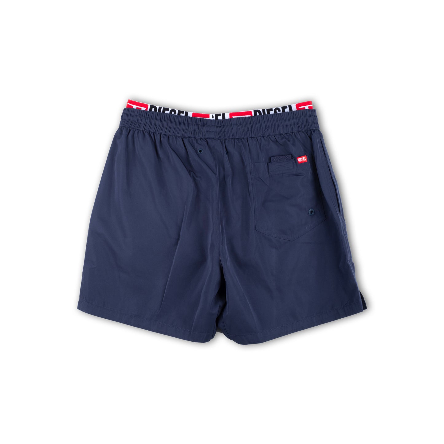 Calções de Banho Homem Diesel Azul Marinho com Logo Discreto e Cintura Elástica