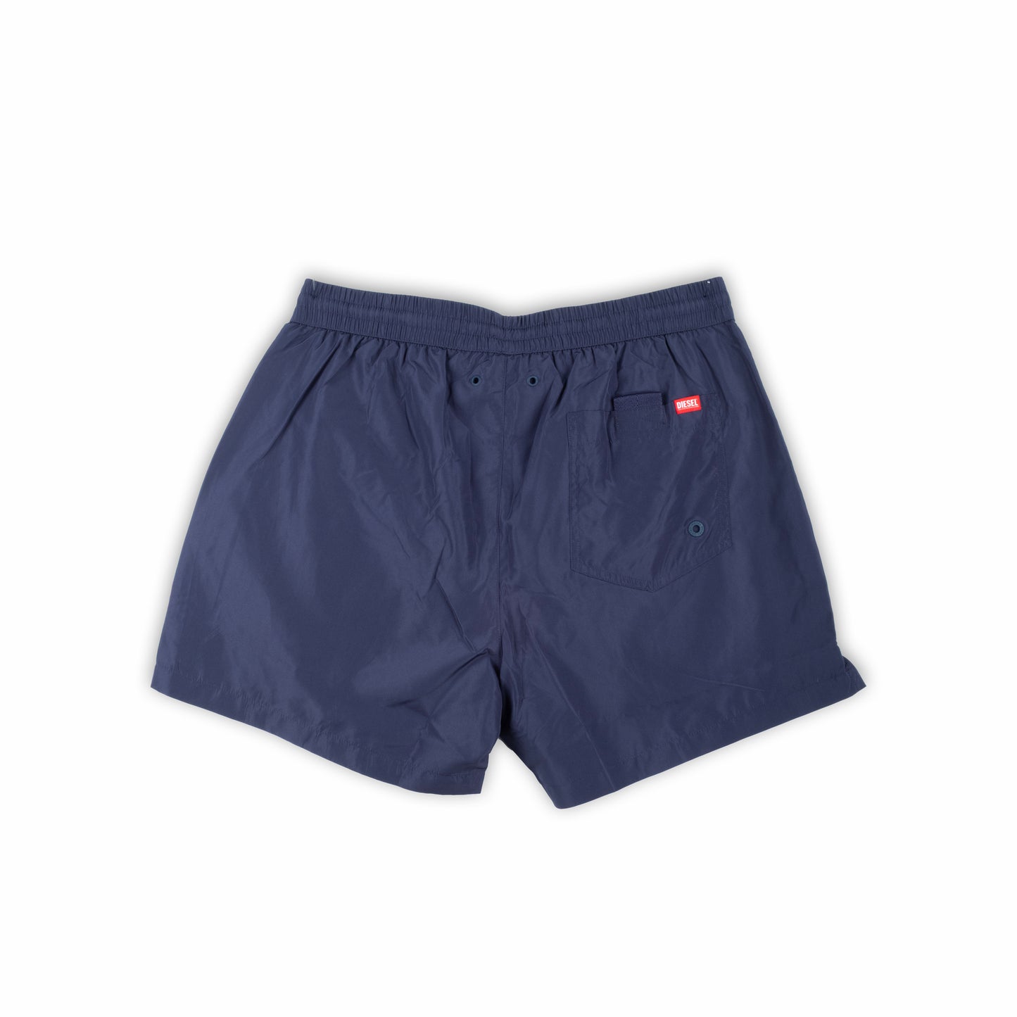Calções de Banho Homem Diesel Azul Marinho com Logo Lateral e Cintura Elástica