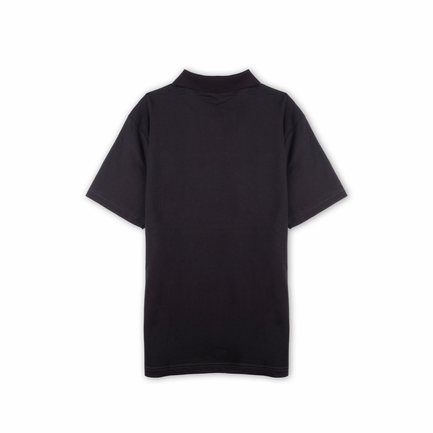Polo Homem Diesel Preto com Detalhe Linha Vermelha