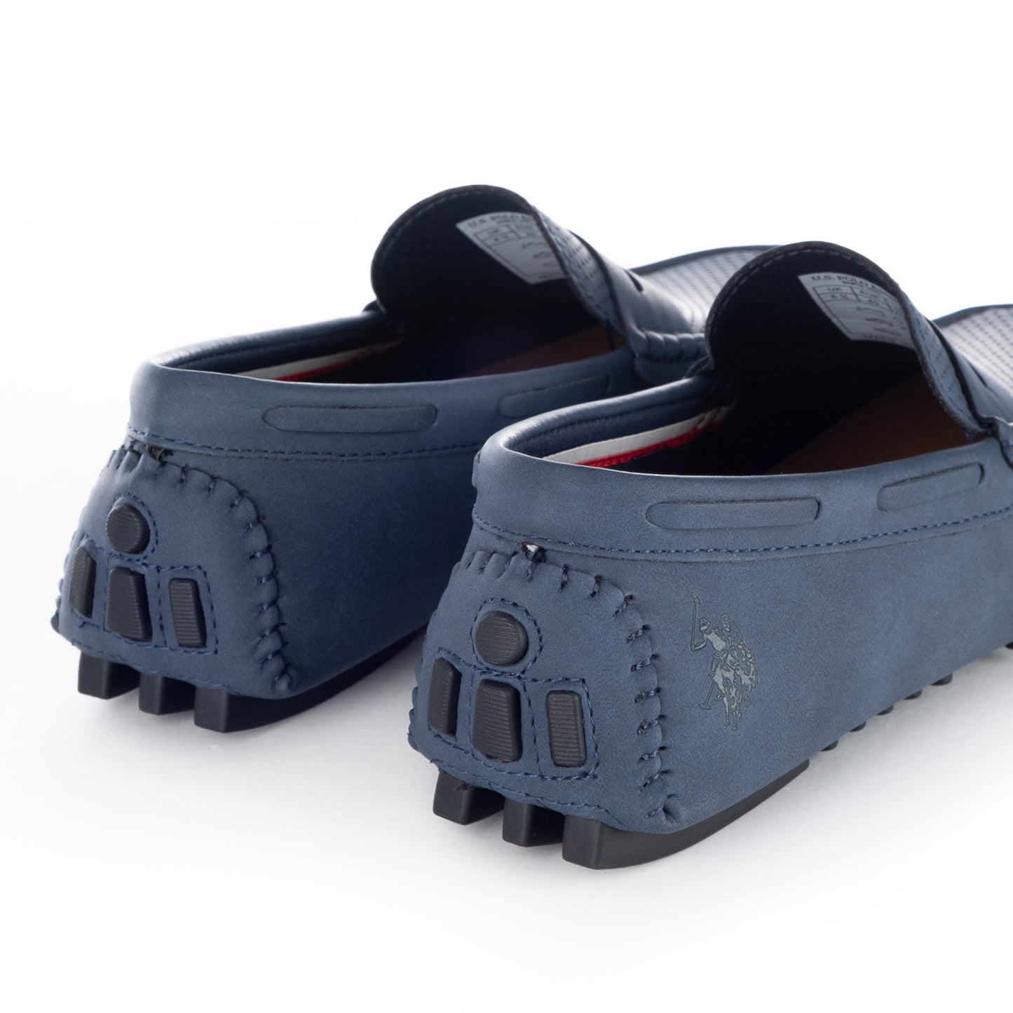 Mocassins Homem U.S. Polo Assn. Azul com Detalhes Perfurados