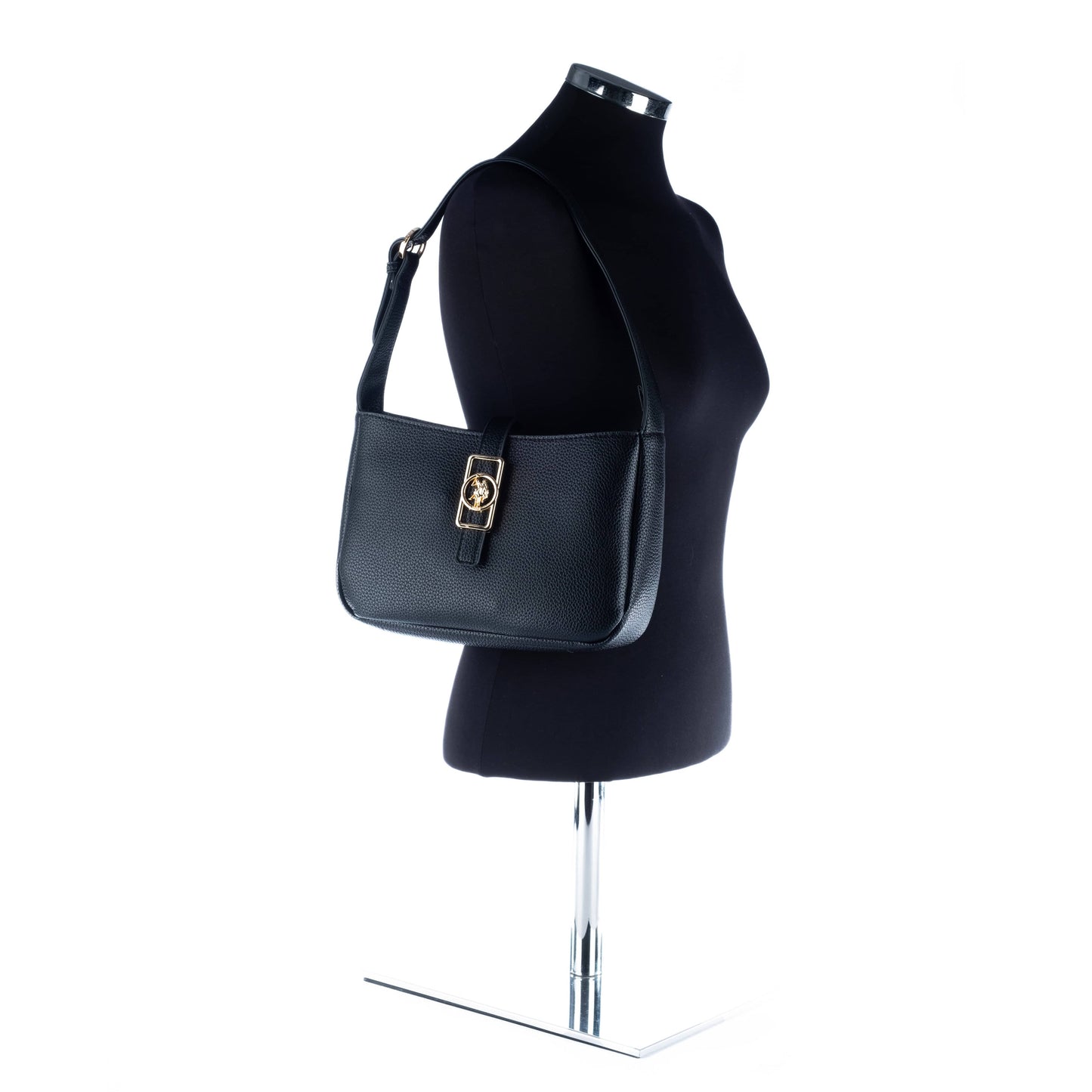 Bolsa de Ombro Preta Us Polo