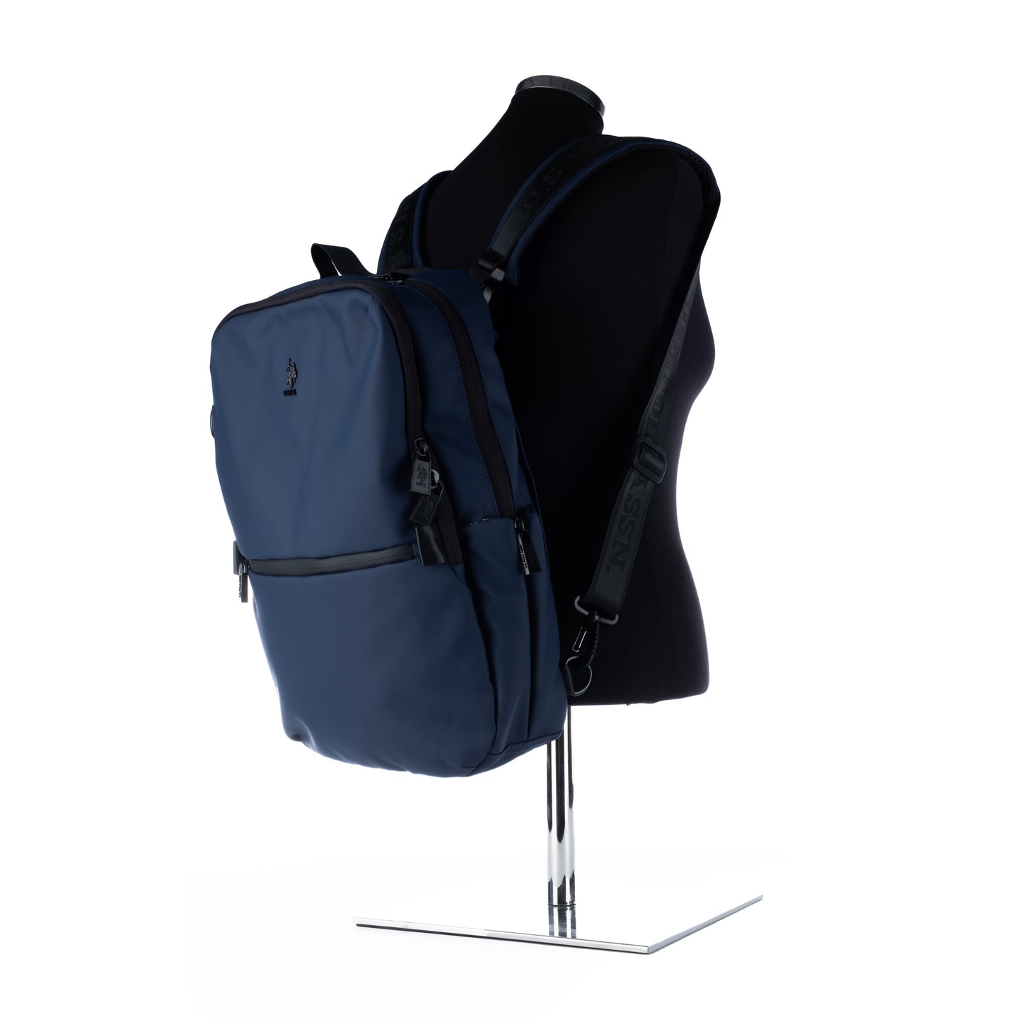 Mochila Homem US Polo Azul Marinho com Detalhes Modernos
