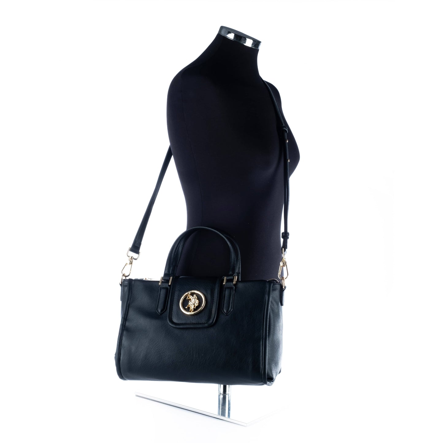 Bolsa de Ombro Preta Us Polo