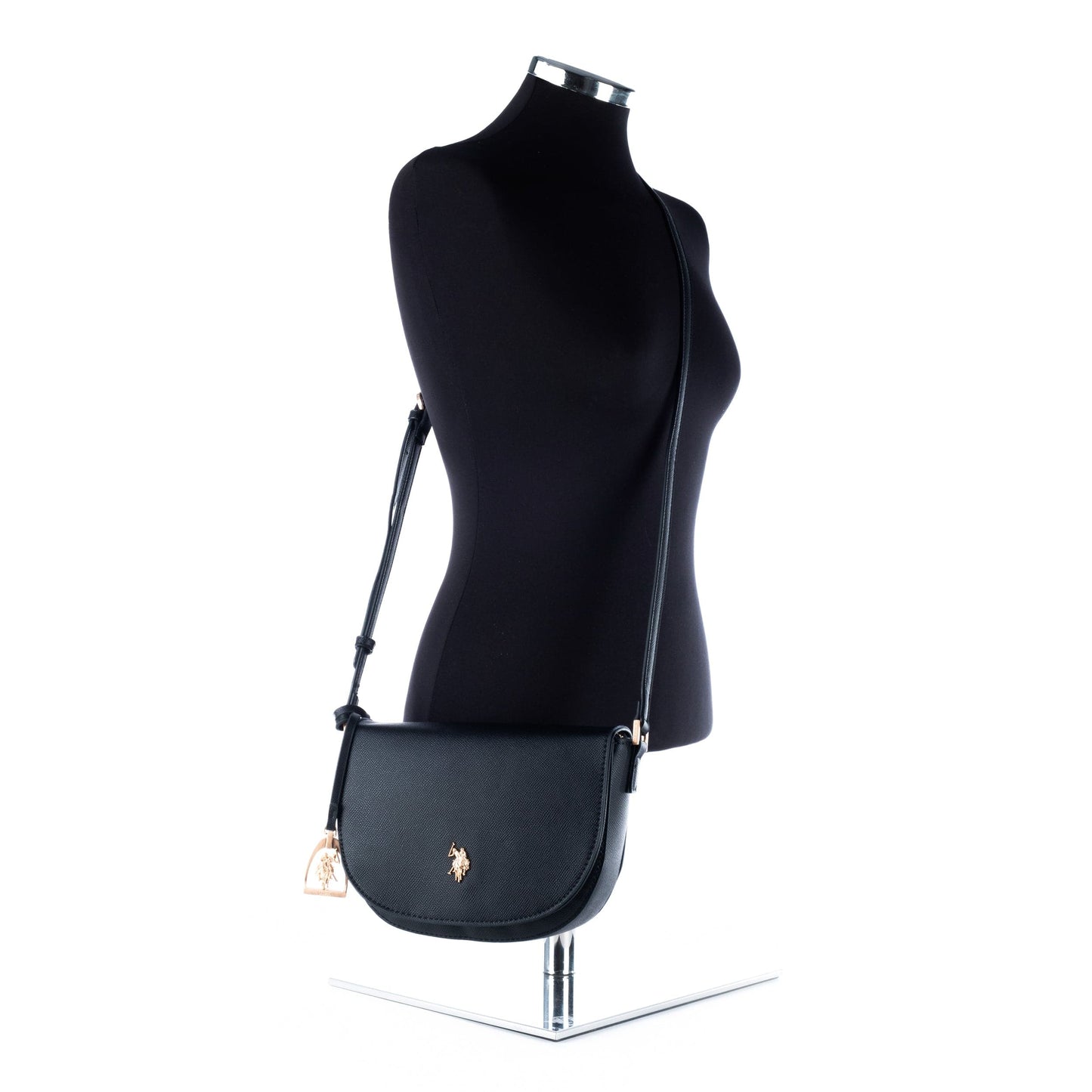 Bolsa de Tiracolo Preta Us Polo