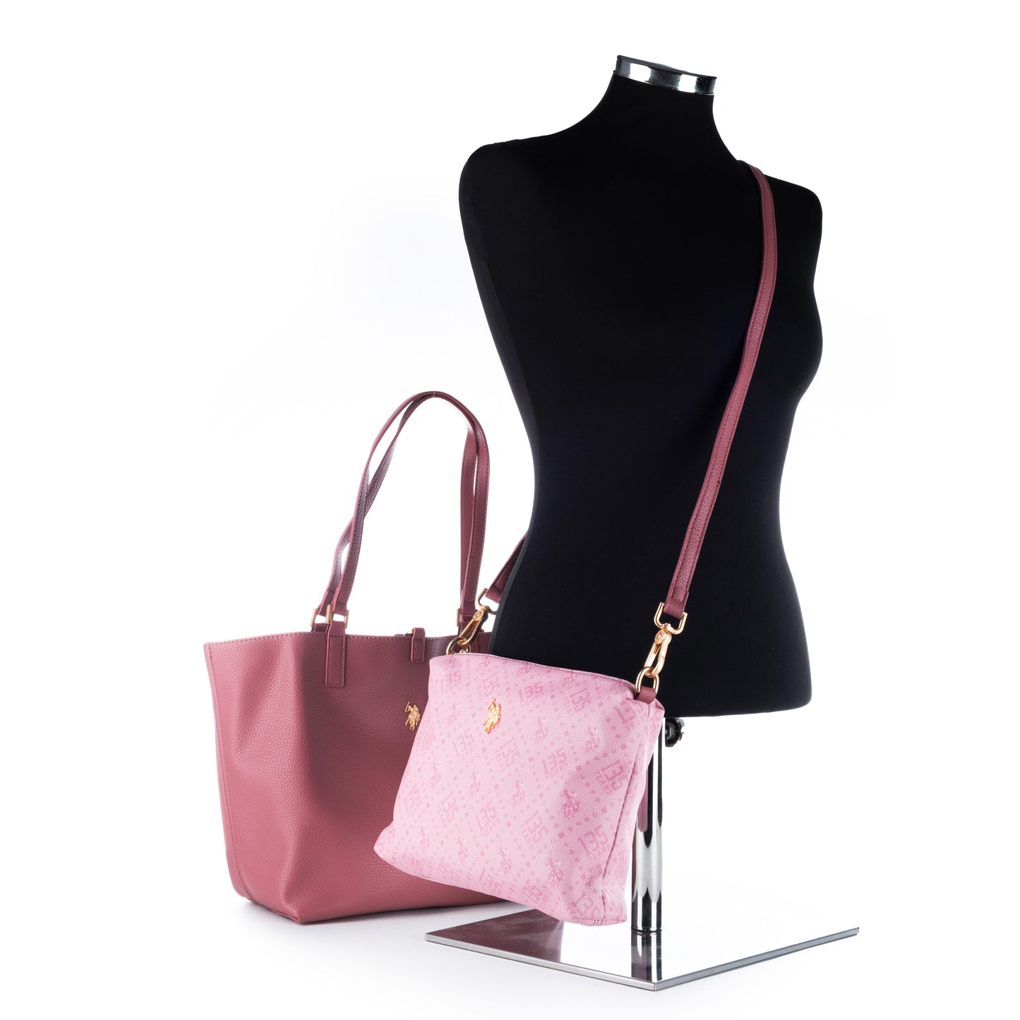 Bolsa Tote US Polo Rosa – Elegante e Prática