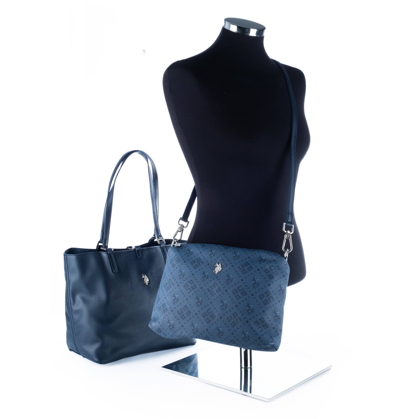 Bolsa Tote Preta Us Polo