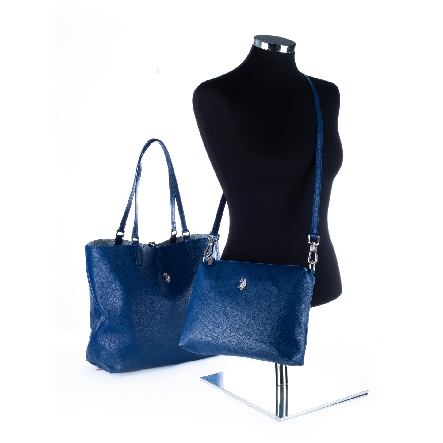 Bolsa Tote Feminina US Polo Azul Elegante