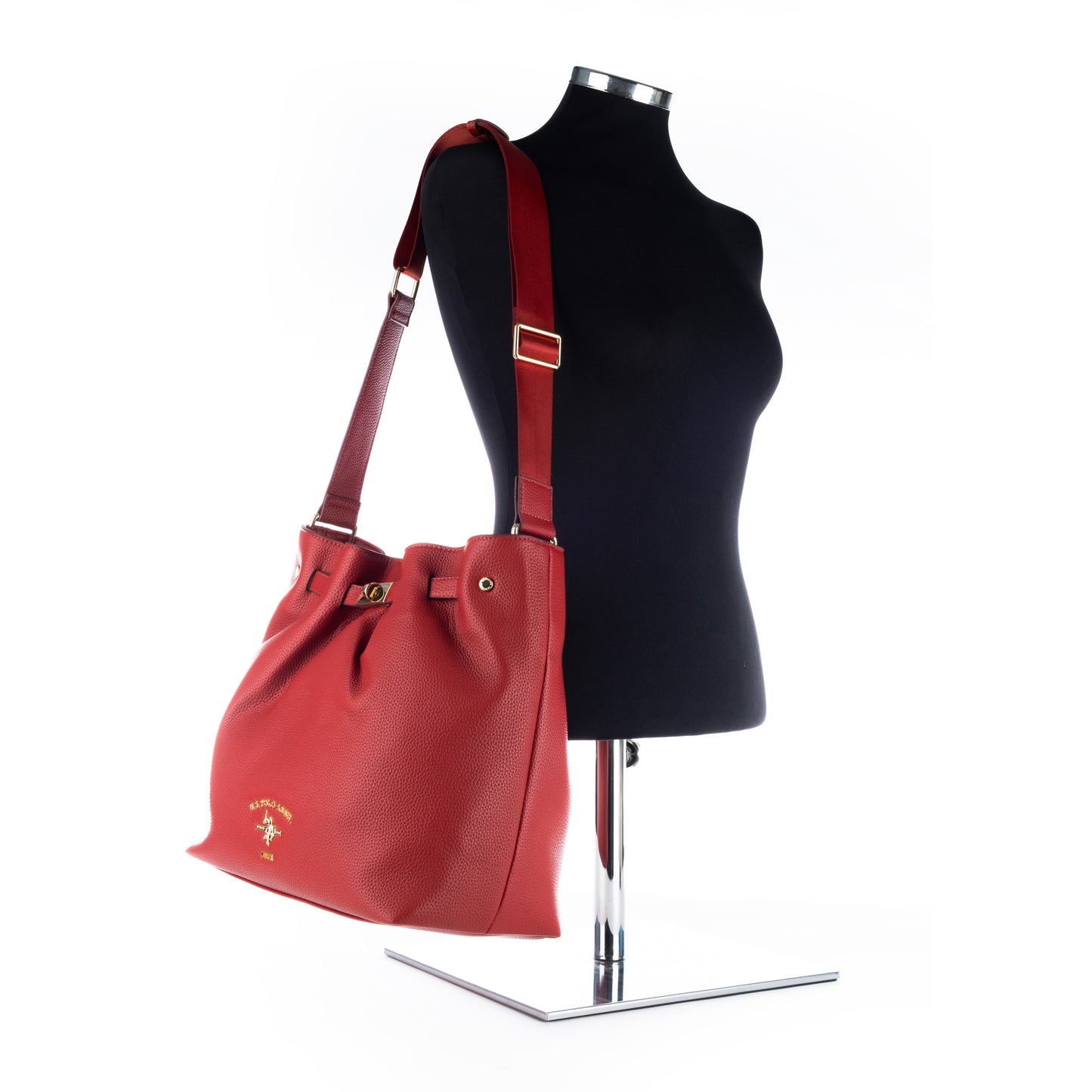 Bolsa Saco Us Polo Vermelha com Alça Ajustável