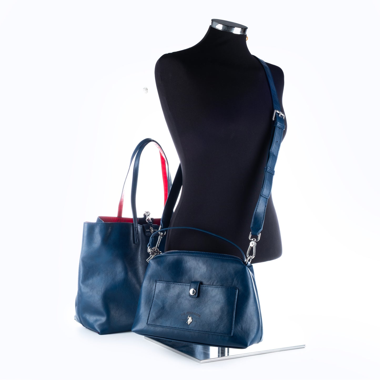 Bolsa Tote Mulher US Polo em Azul