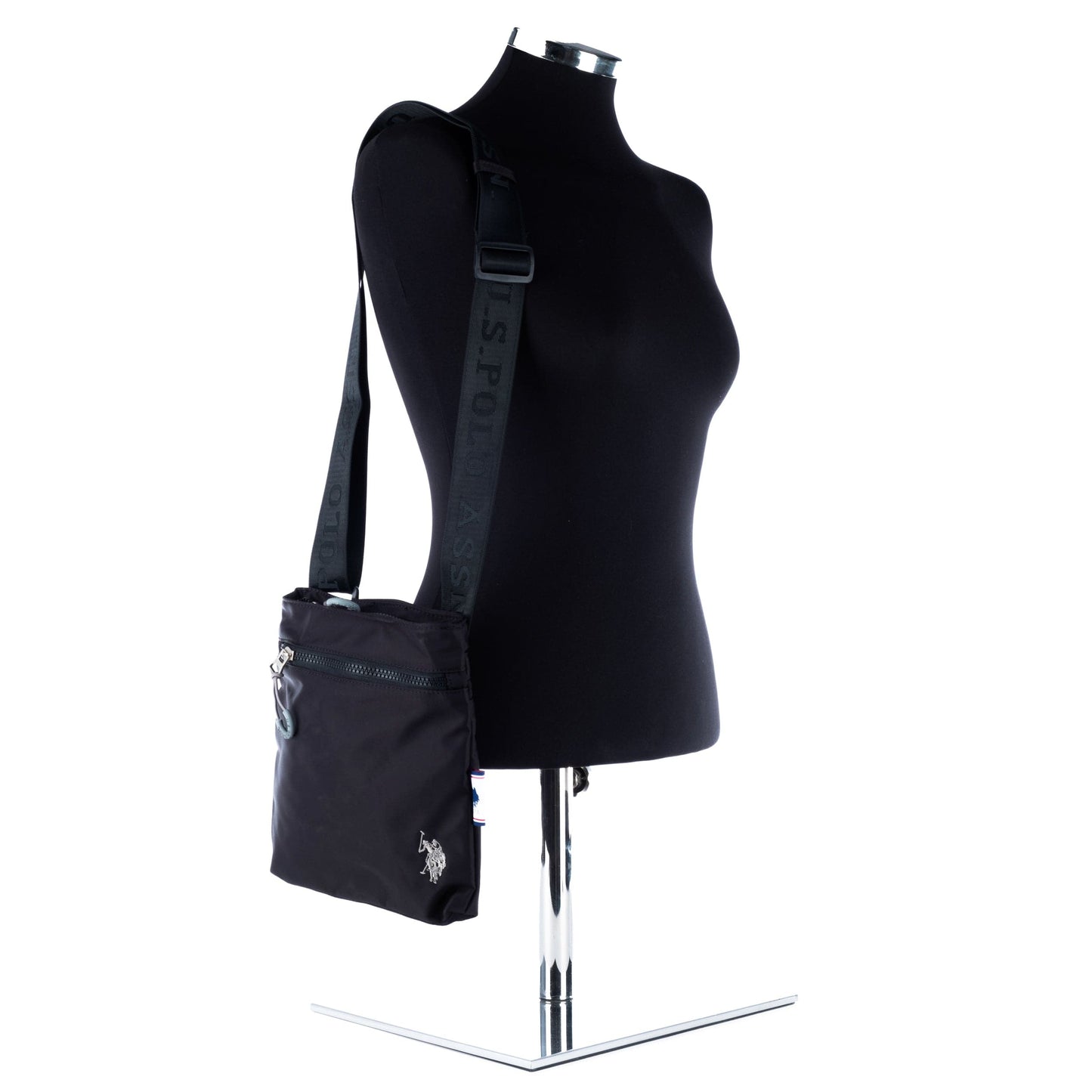 Bolsa Tiracolo Unisexo Us Polo Preta