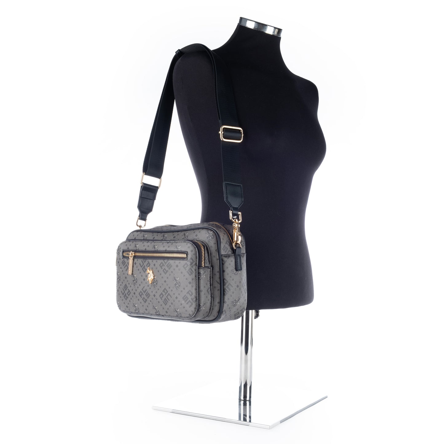 Bolsa Tiracolo Mulher US Polo em Cinza