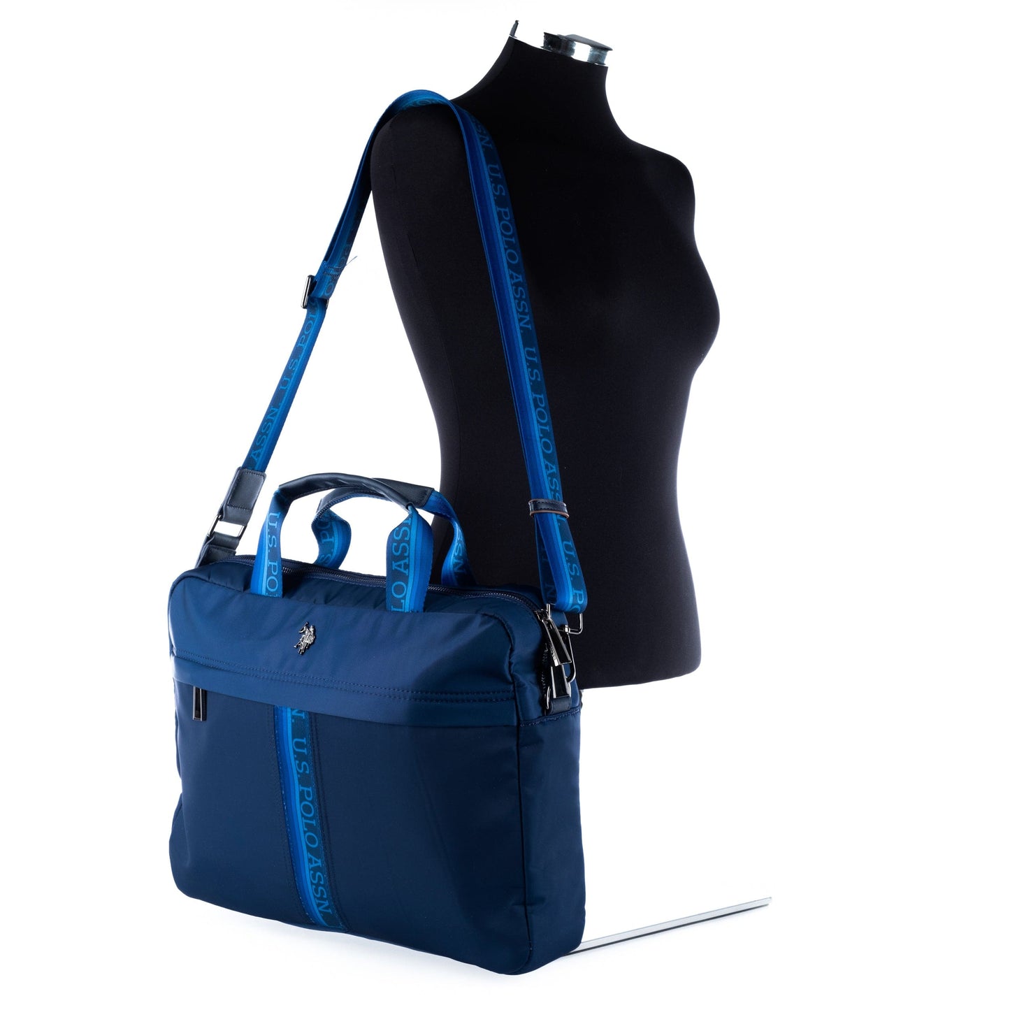 Pasta Homem Us Polo Azul Elegante com Detalhes