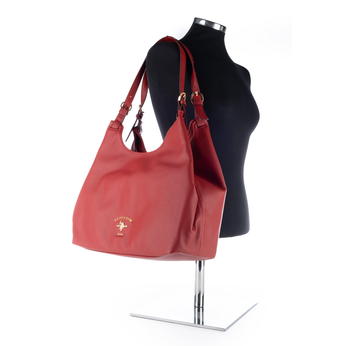 Bolsa de Ombro Us Polo Vermelha Elegante e Espaçosa