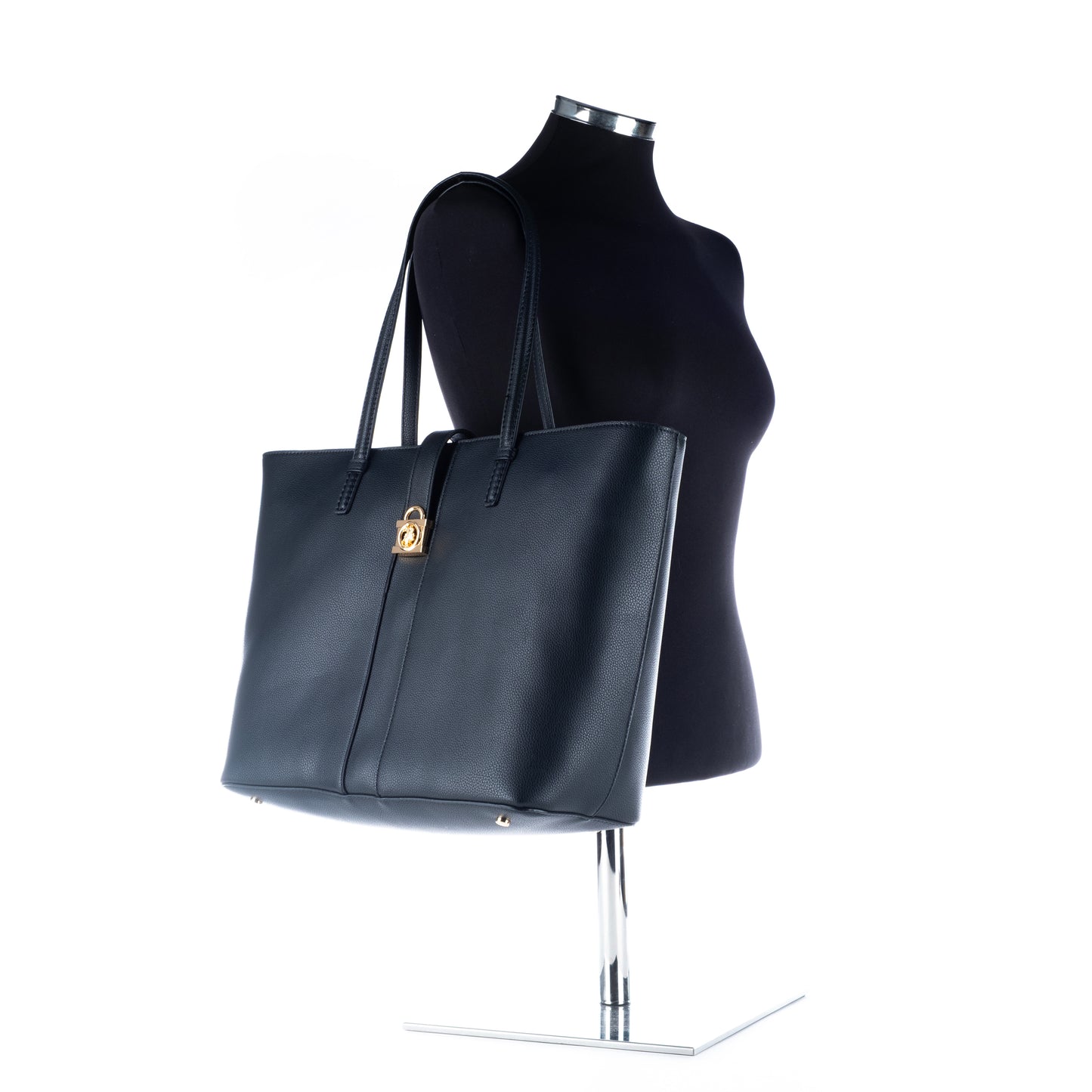 Bolsa Tote Us Polo Azul Marinho com Detalhe Dourado