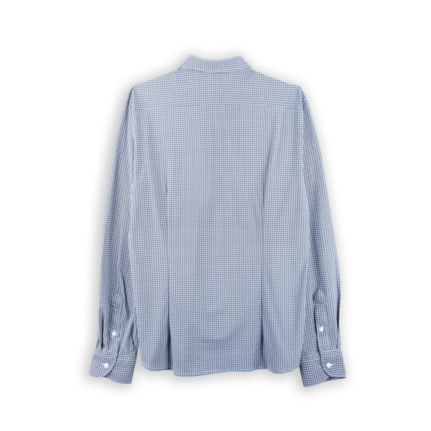Camisa Homem Yes Zee em Azul Claro Estampado