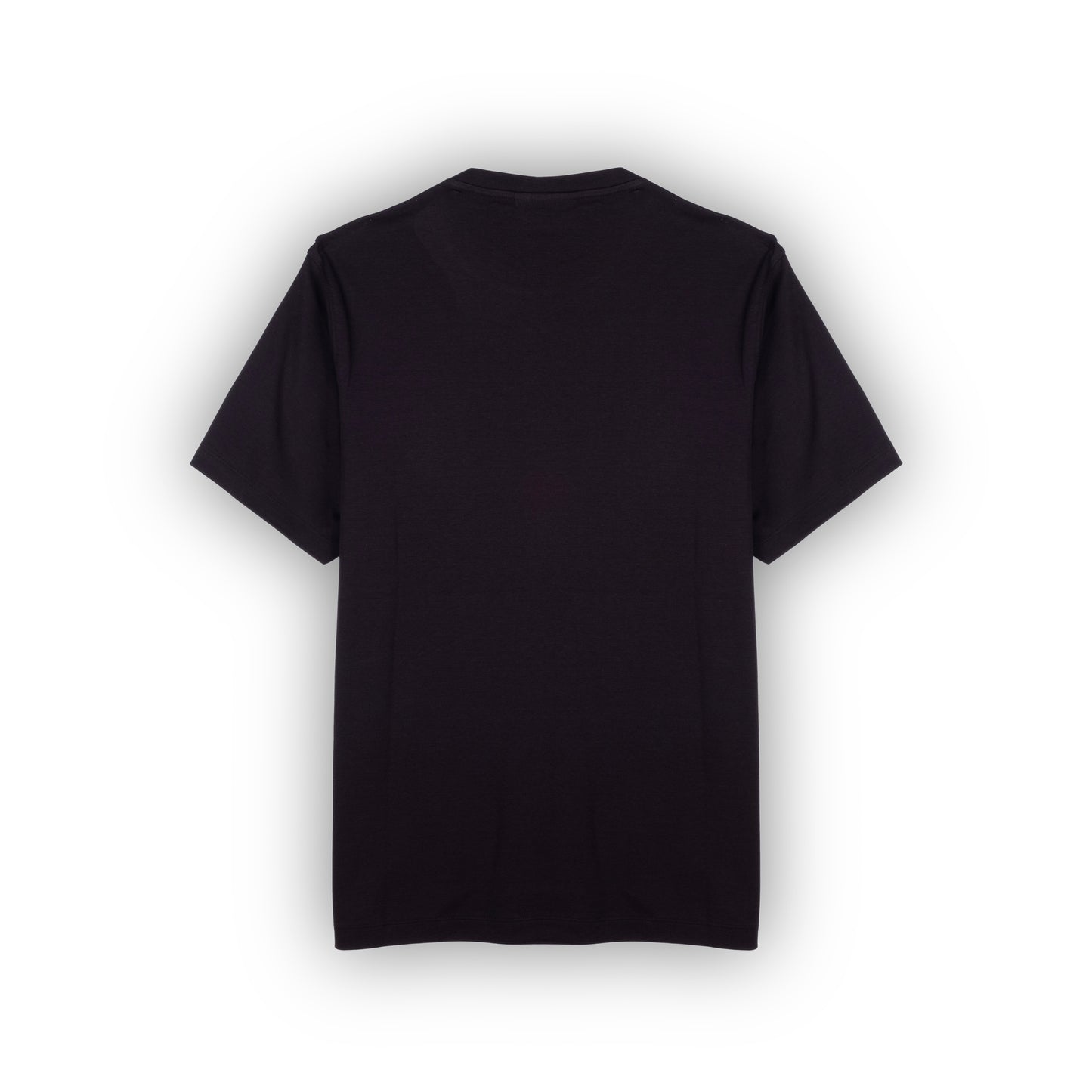 T-Shirt Homem Michael Kors Preto Minimalista em Algodão com Gola Clássica