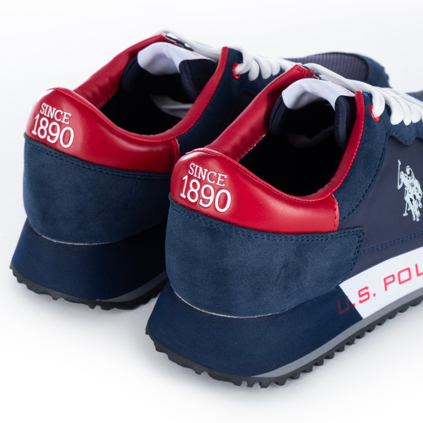 Ténis Homem Us Polo Azul-Marinho com Detalhes Vermelhos