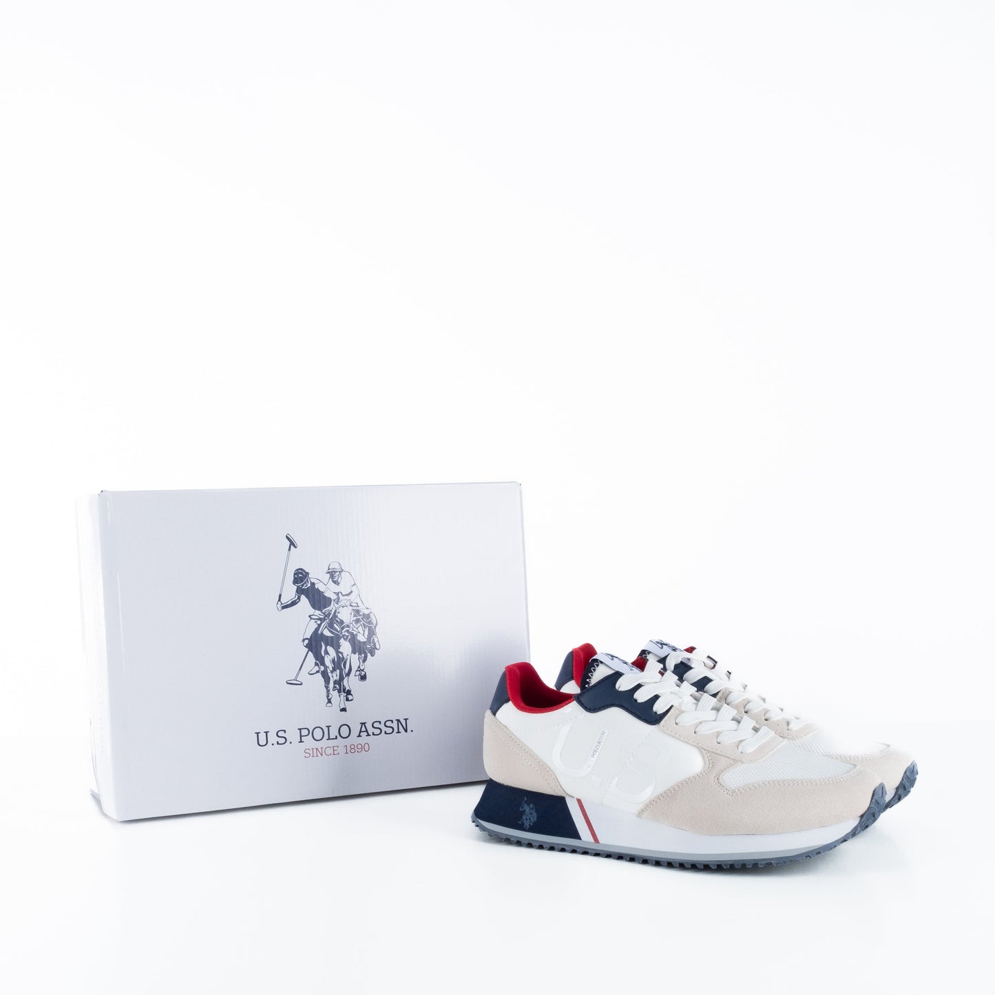 Ténis Homem US Polo Bege