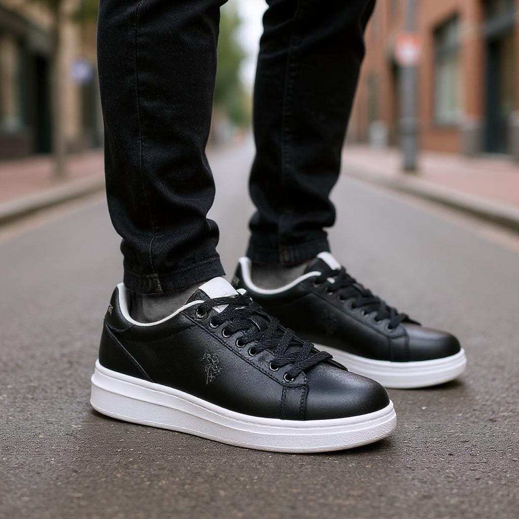 Ténis Homem US Polo Preto