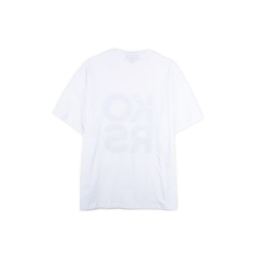 T-Shirt Homem Michael Kors Branca com Grafismo KORS