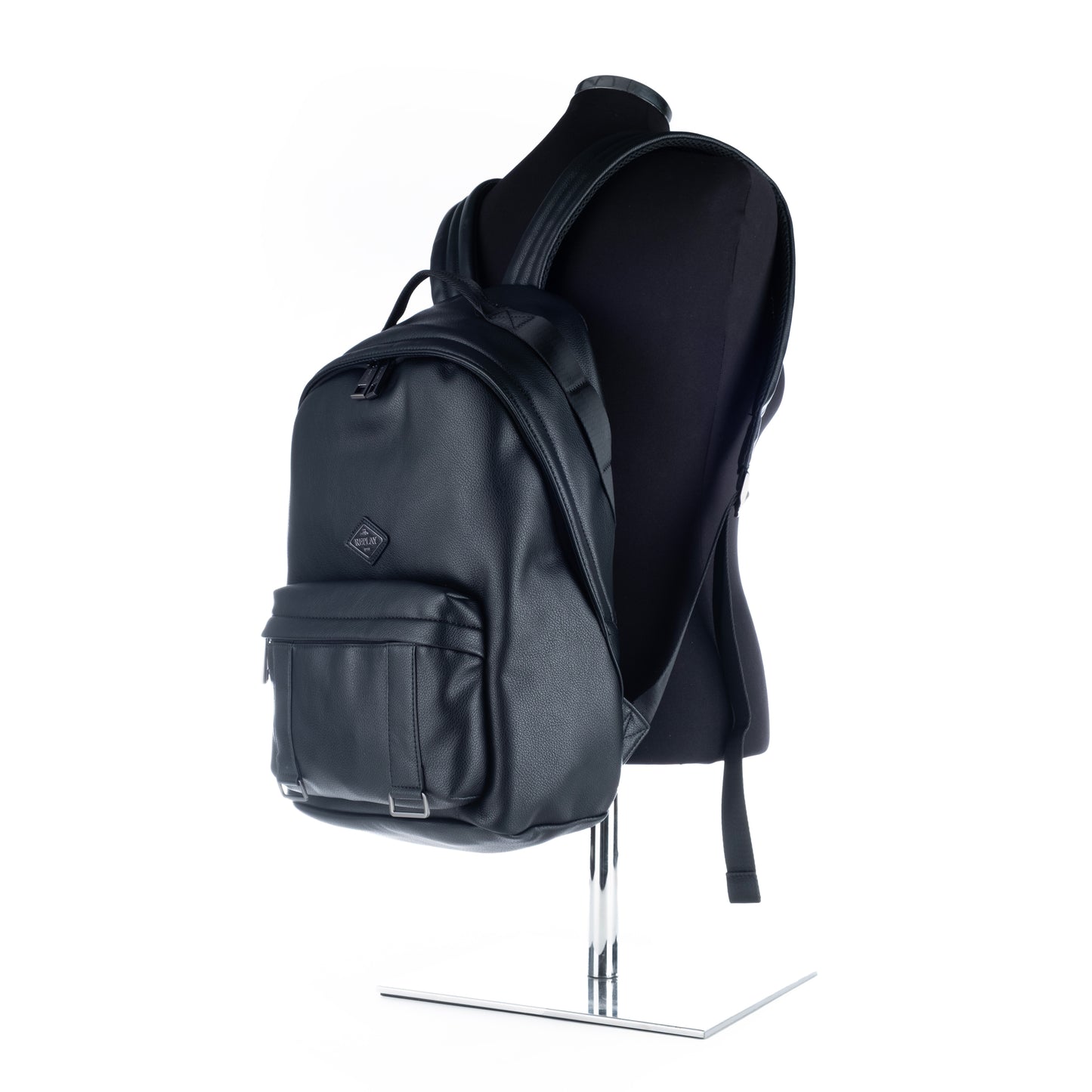 Mochila Homem Replay Preta com Bolsos Frontais