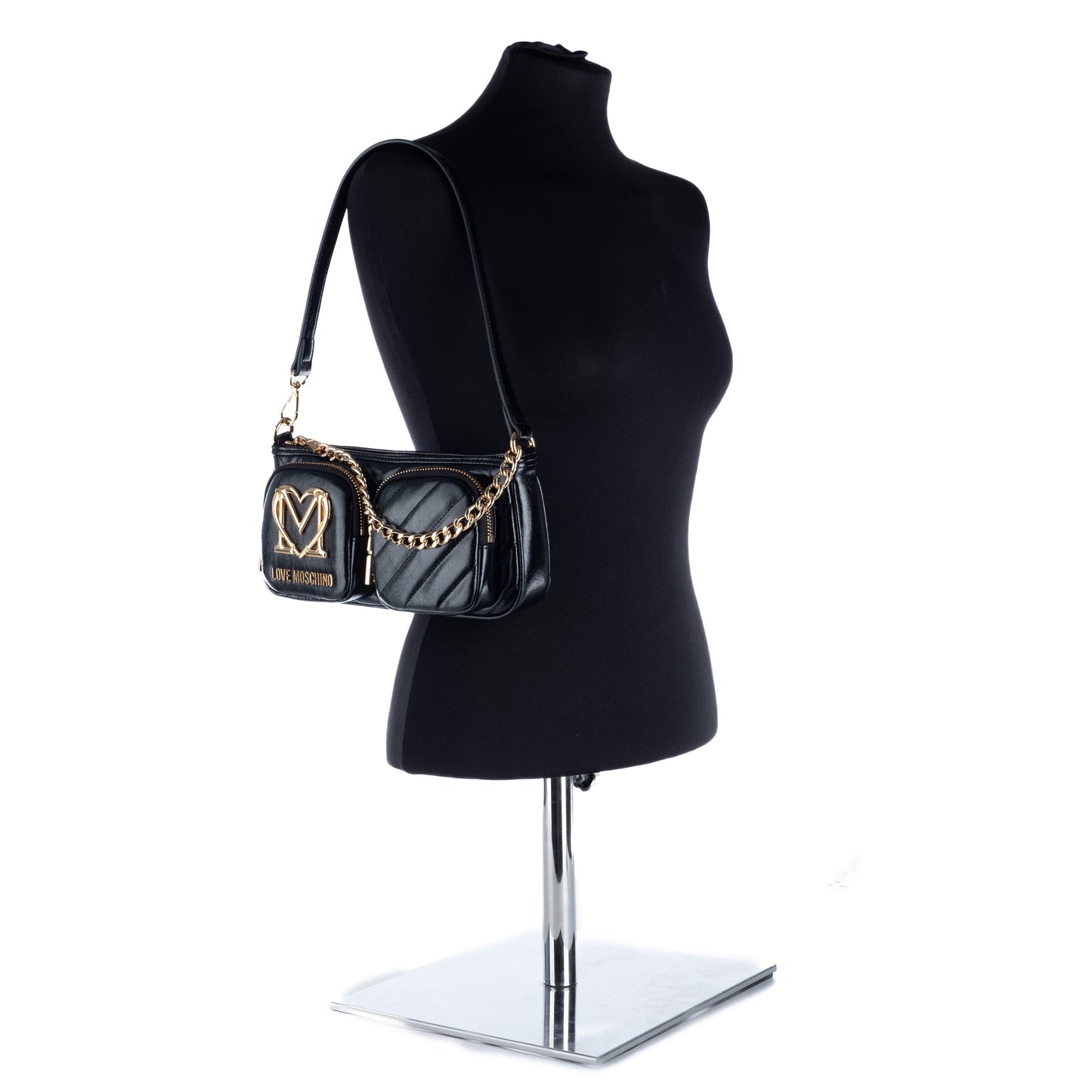 Bolsa Ombro Love Moschino Preto