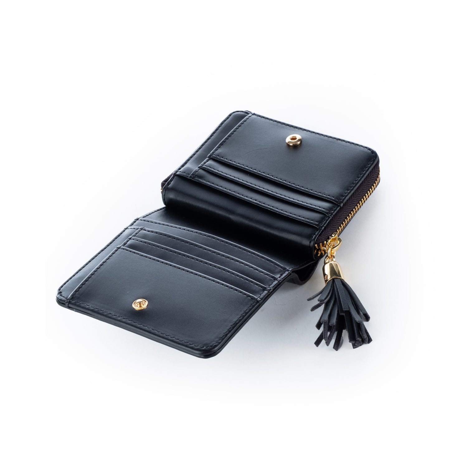 Porta Moedas Mulher Love Moschino Preto com Detalhe de Tassel