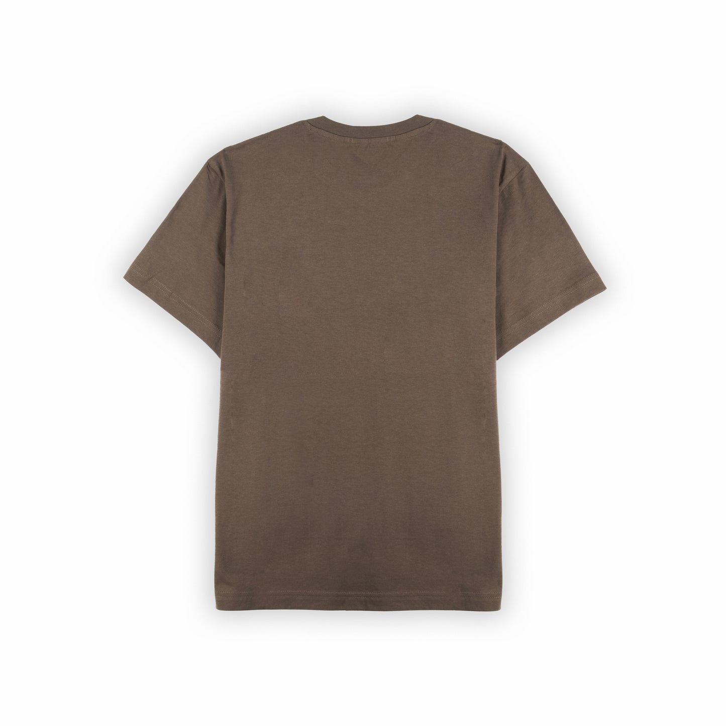 T-Shirt Homem Replay Marrom com Detalhe Frontal