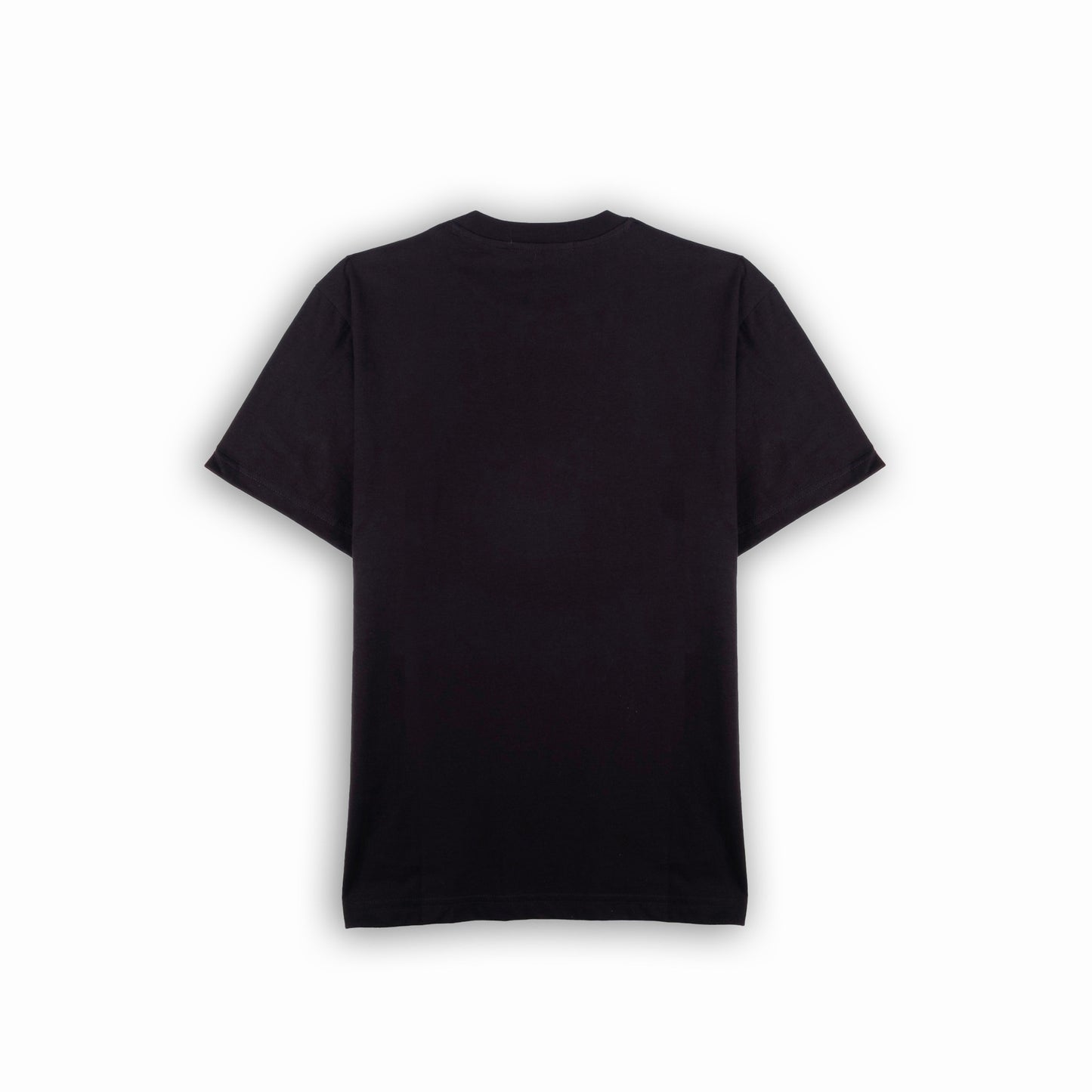 T-shirt Homem Replay Preta com Logo Pequeno no Peito