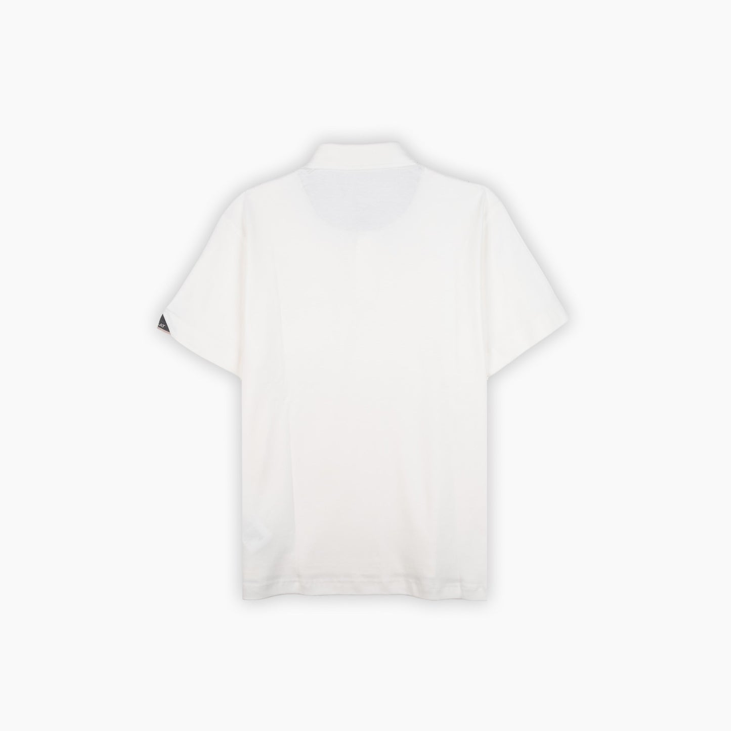Polo Homem Replay Branco com Logótipo Bordado