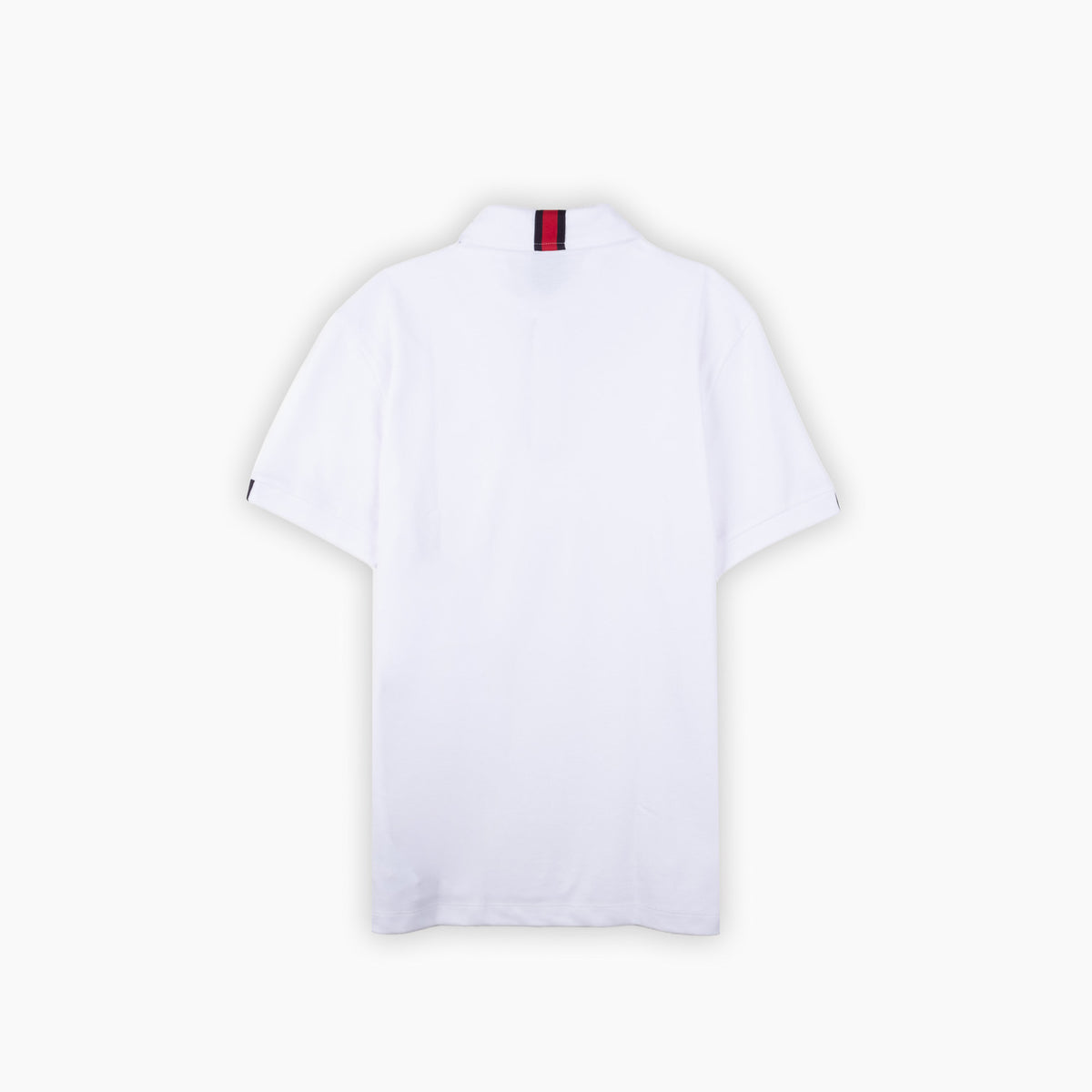 Polo Homem Geox Branco com Detalhes Contrastantes