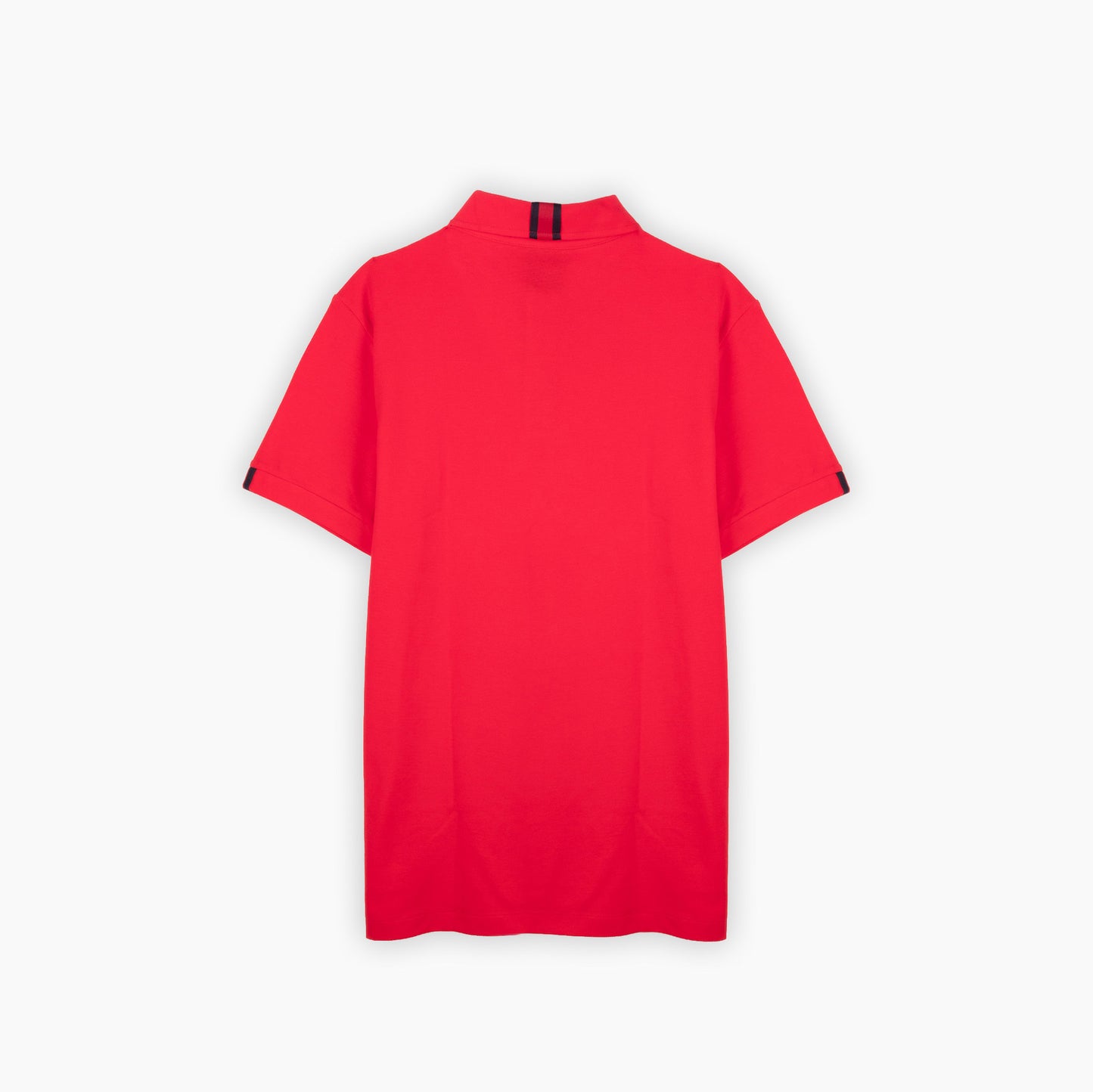 Polo Homem Geox Vermelho com Detalhes Contrastantes