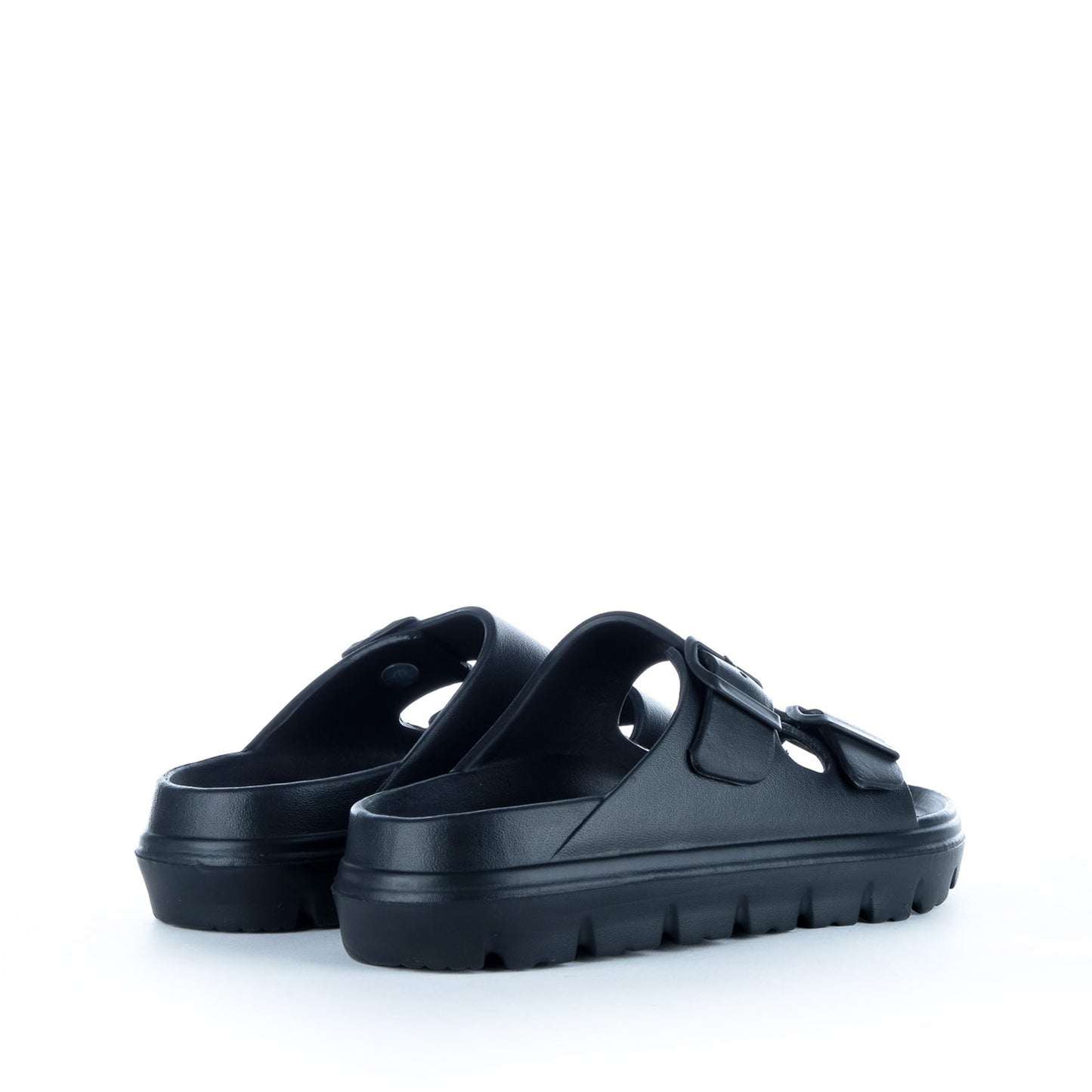 Chinelos Homem U.S. Polo Assn. Pretos com Duas Fivelas Ajustáveis e Sola Robusta