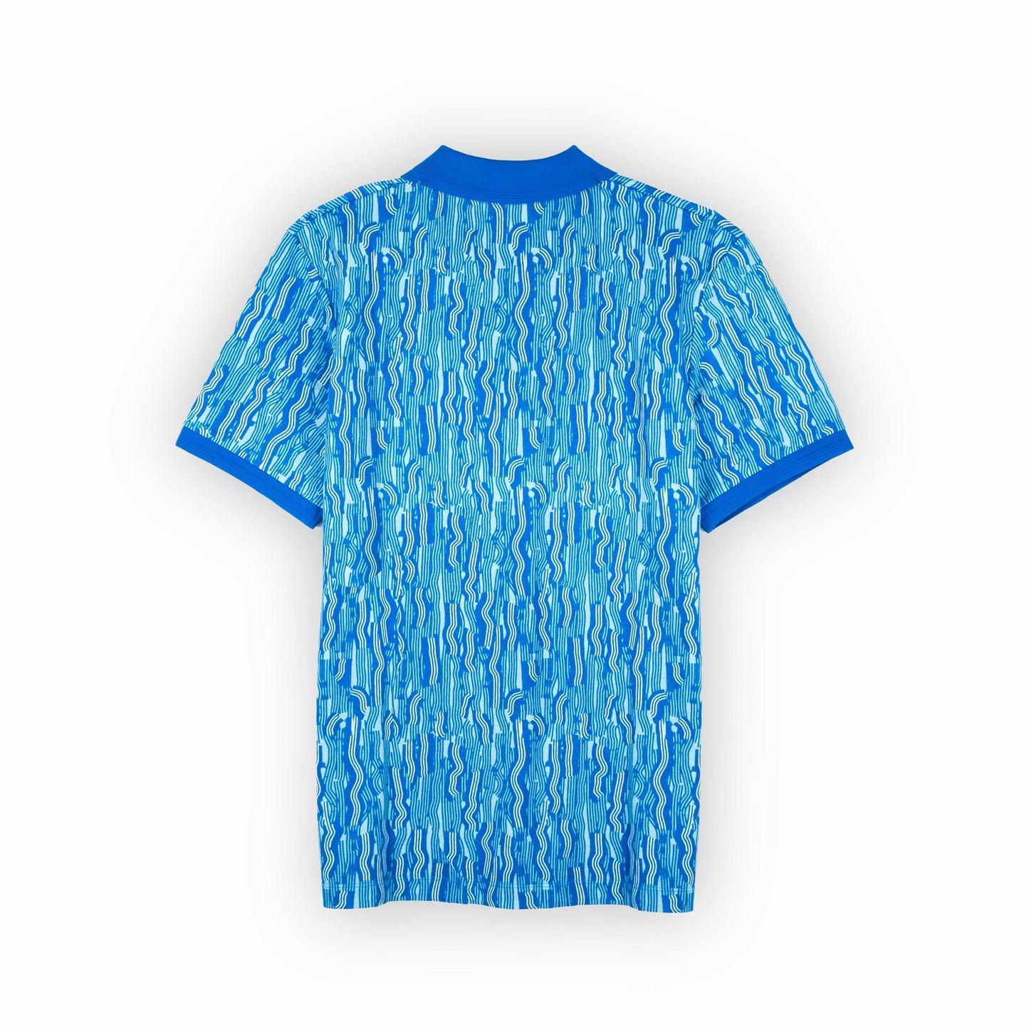 Masculino Polo Scotch&Soda Azul com Estampado Moderno