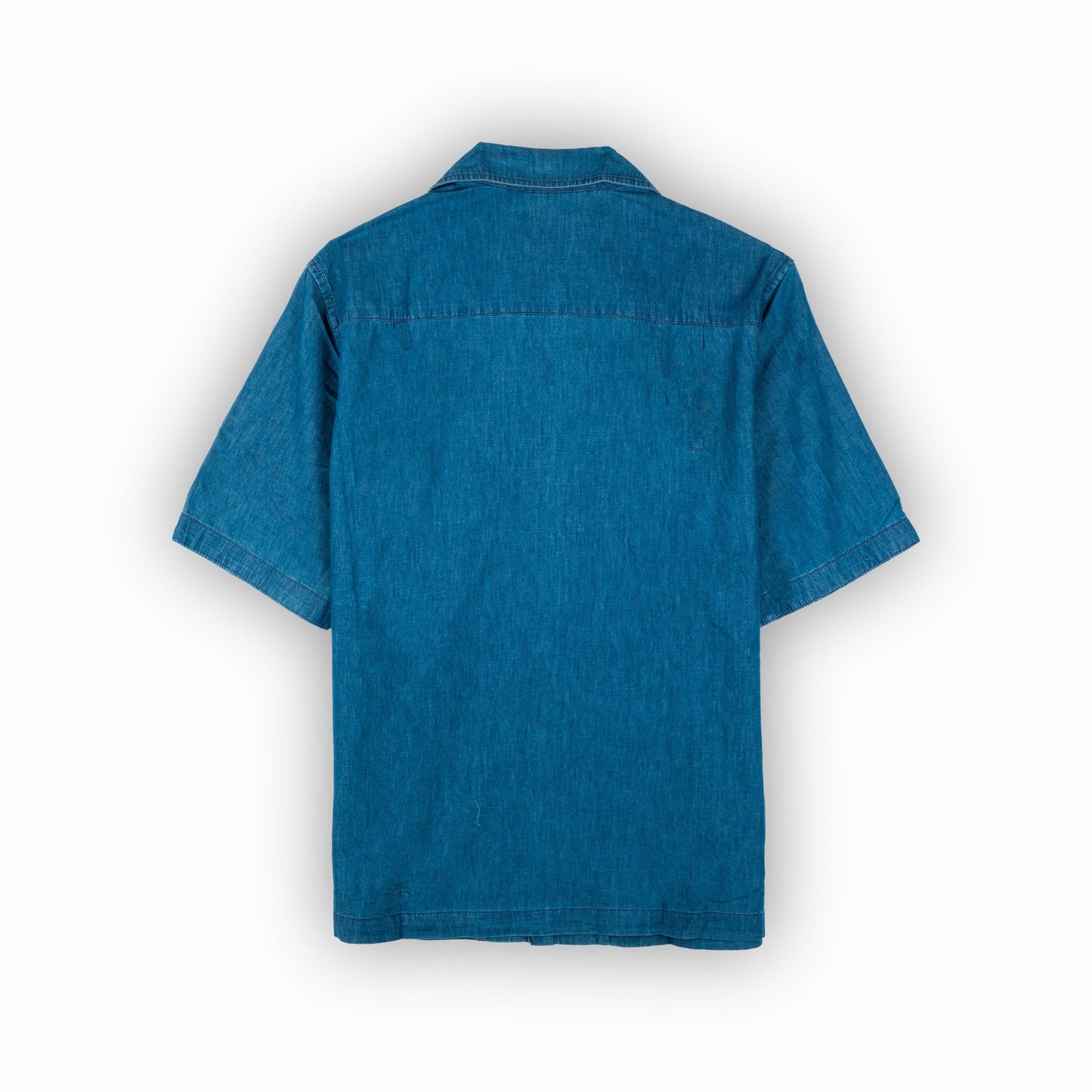 Camisa Masculina Scotch&Soda Azul Denim Manga Curta