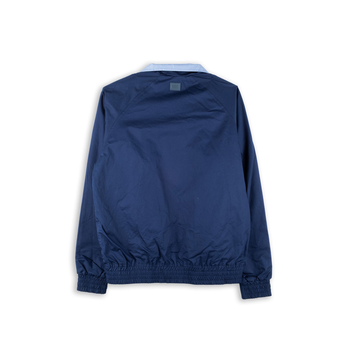 Casaco Homem Scotch & Soda Azul Escuro com Fecho Frontal e Bolsos Aplicados