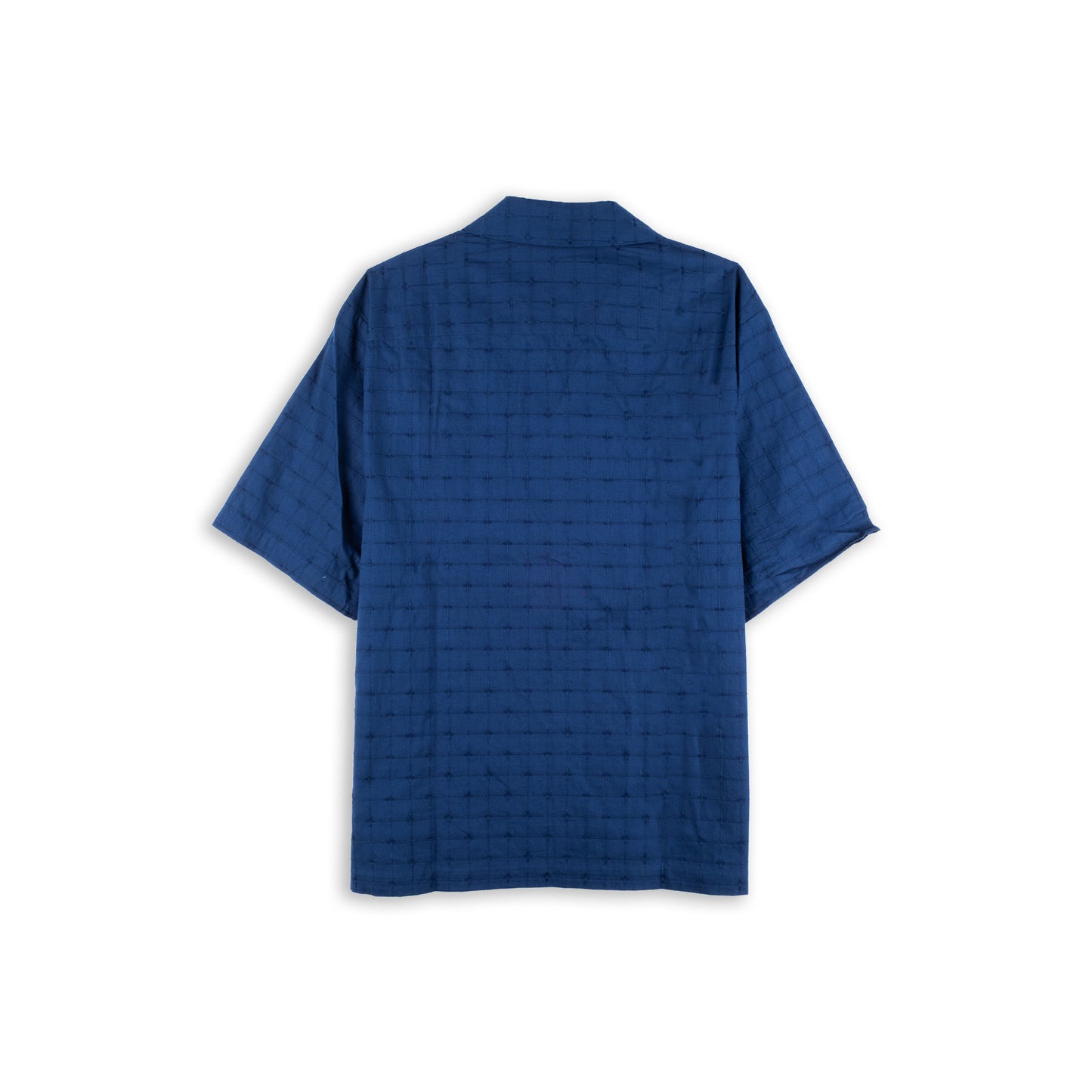 Camisa Homem Scotch & Soda Azul Escuro com Manga Curta e Bolso no Peito