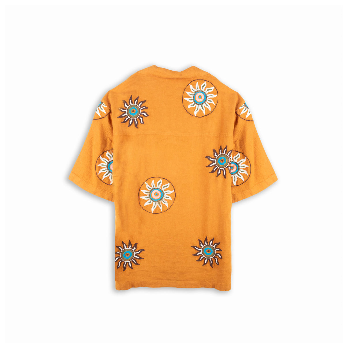 Camisa Homem Scotch & Soda Ocre com Estampado Solar