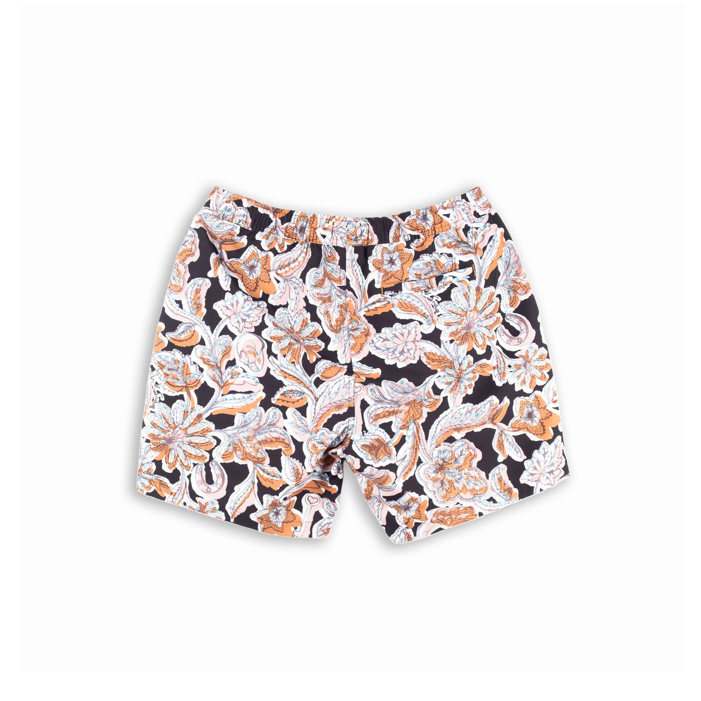Calção Homem Scotch & Soda Preto com Padrão Botânico