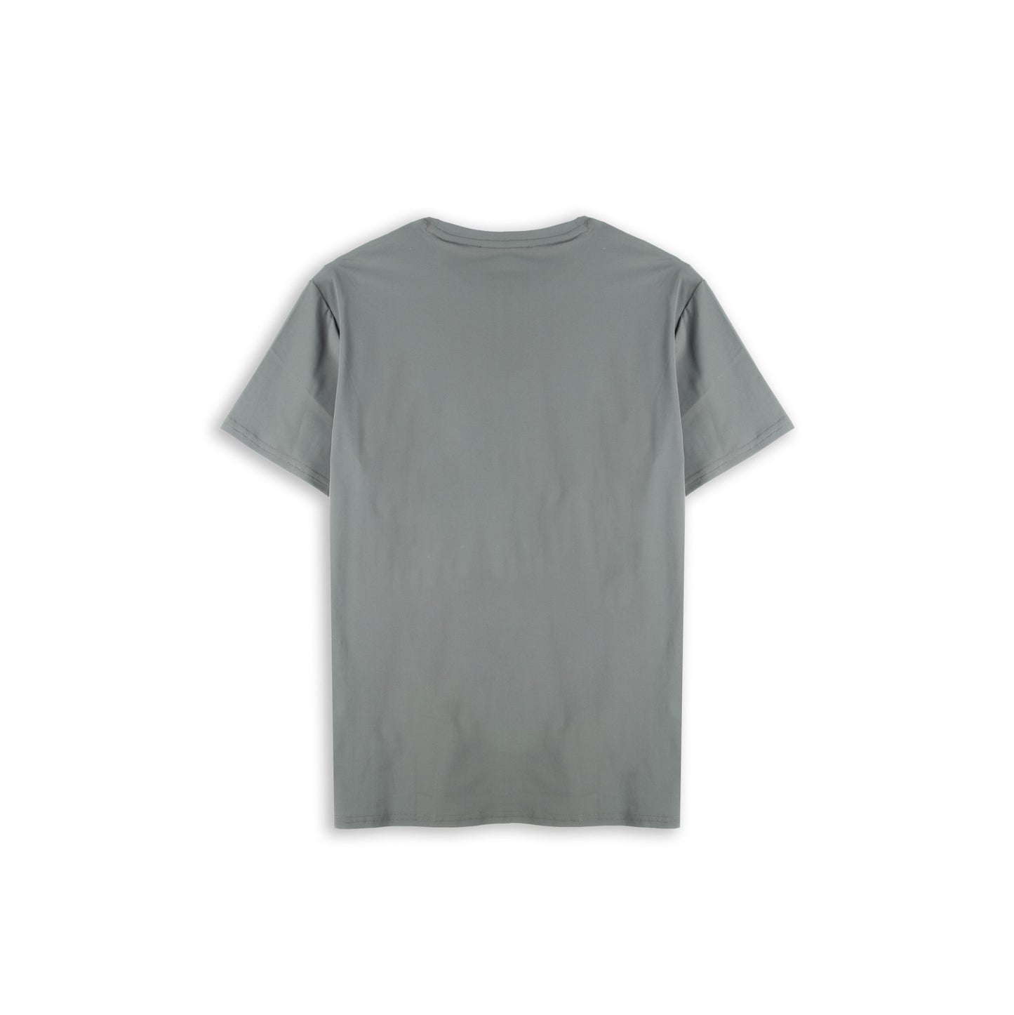 T-shirt Homem Yes Zee Cinzento de Manga Curta e Gola Redonda
