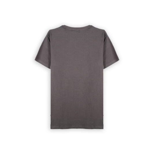 T-Shirt Homem Yes Zee Cinzenta com Logótipo Discreto