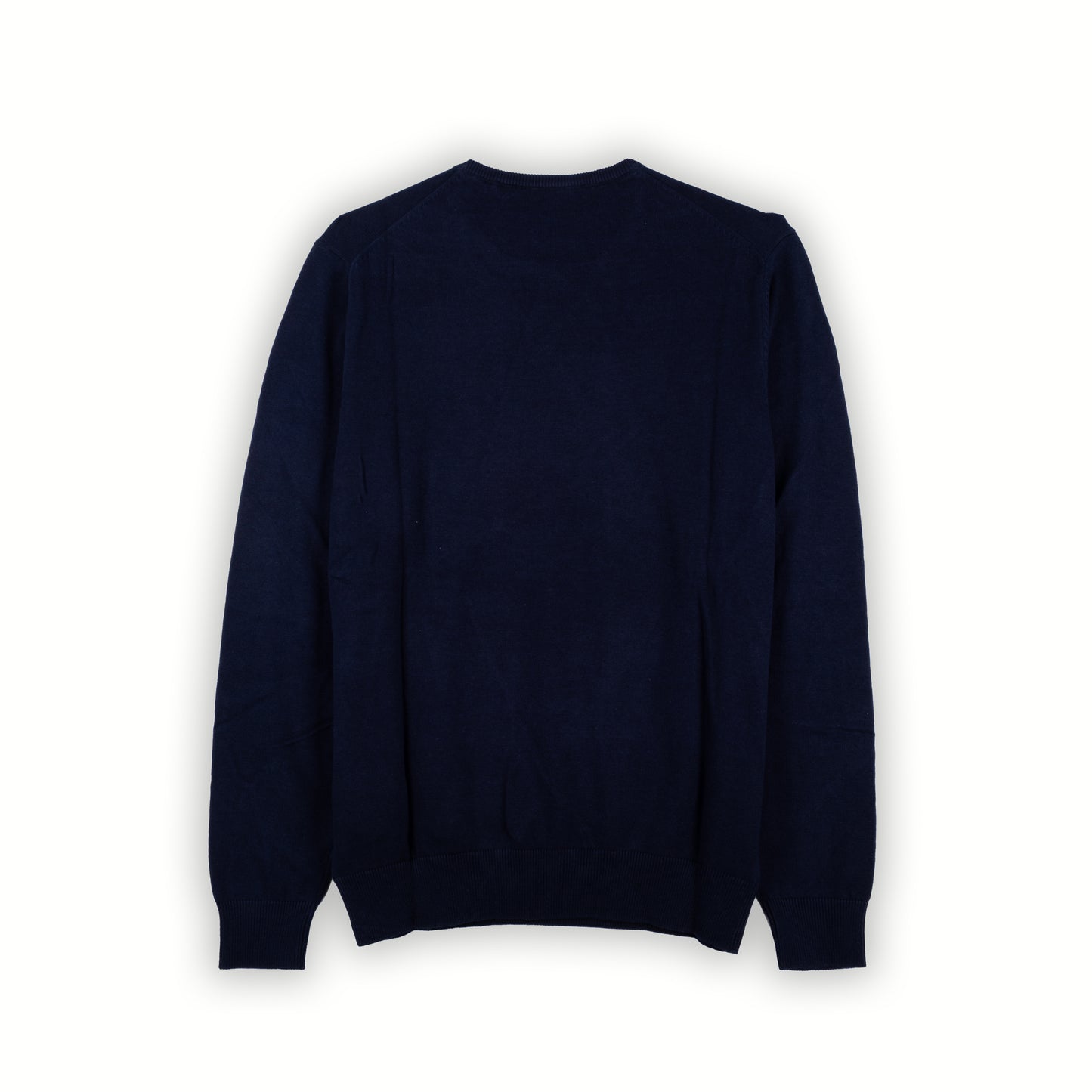 Camisola Homem US Polo Azul Escuro com Logo Bordado Contrastante e Gola Redonda