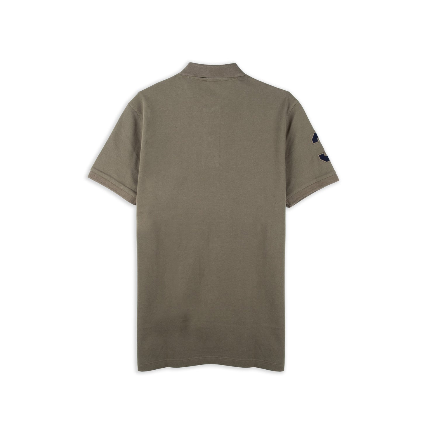 Polo Homem U.S. Polo Assn. Caqui com Logótipo e Número 3